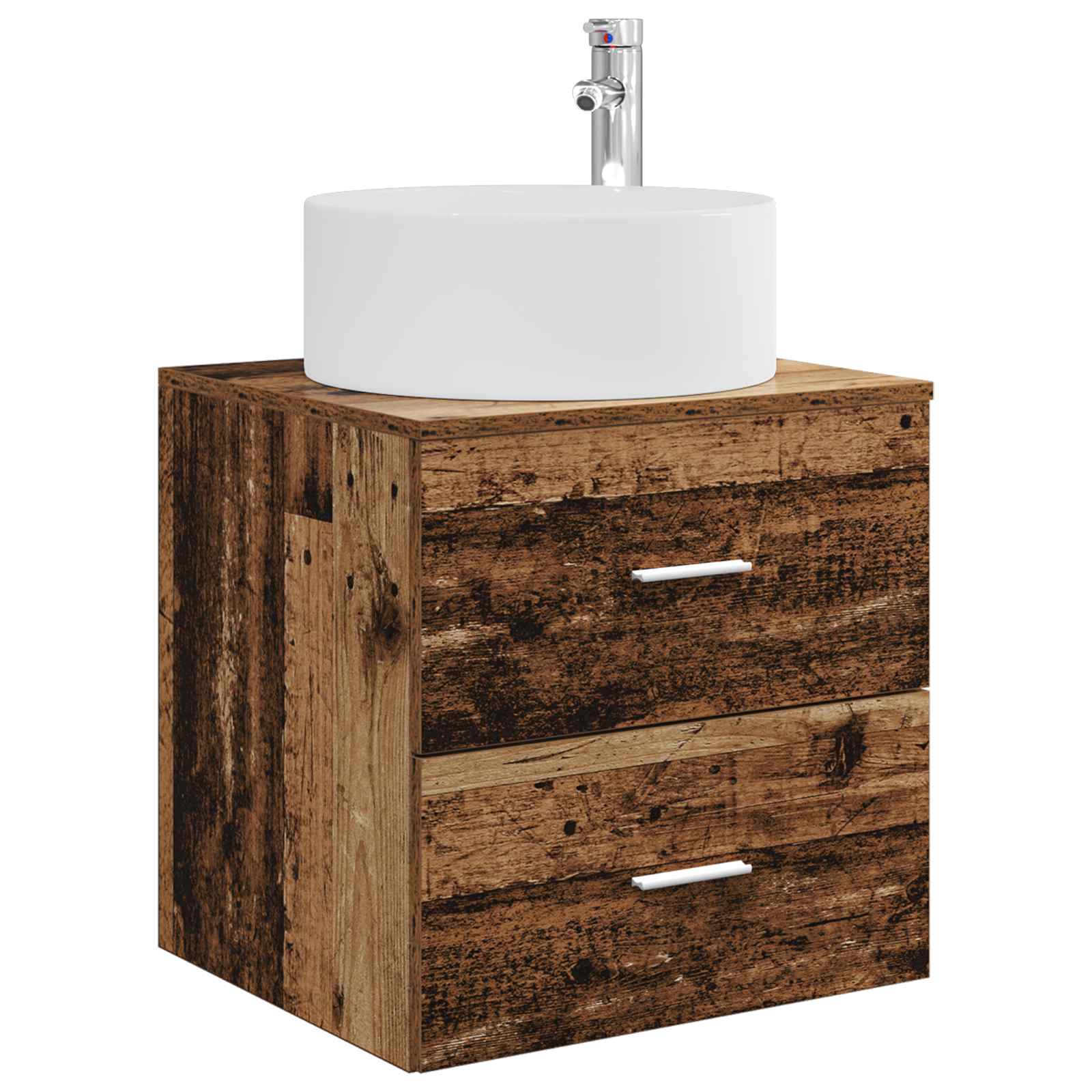 Umivaonik s policom Staro drvo 49,5 x 44,5 x 65,5 cm