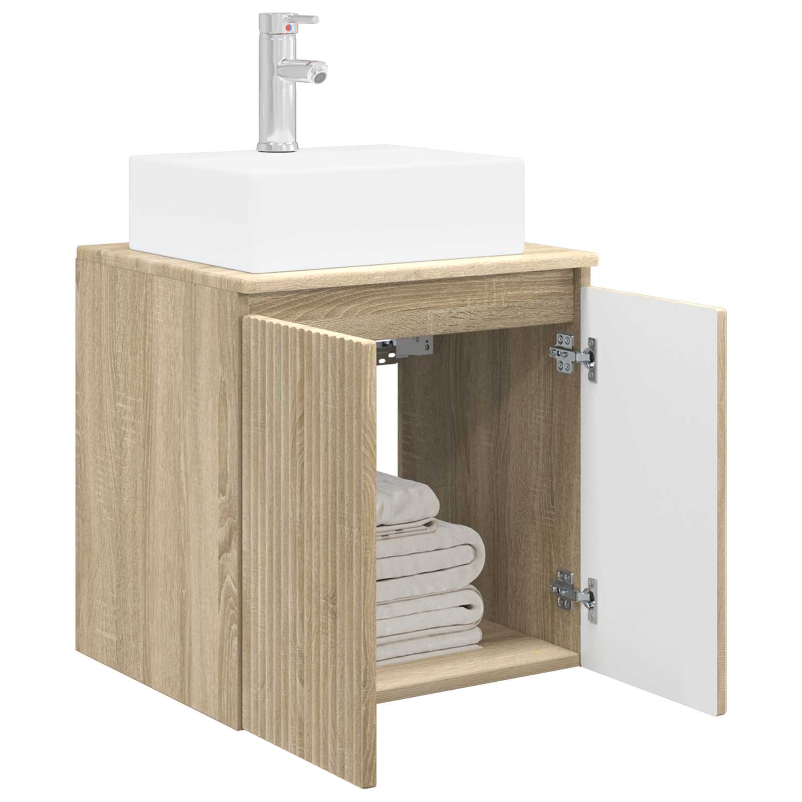 Umivaonik s policom Hrast sonoma 49,5 x 41 x 62,5 cm