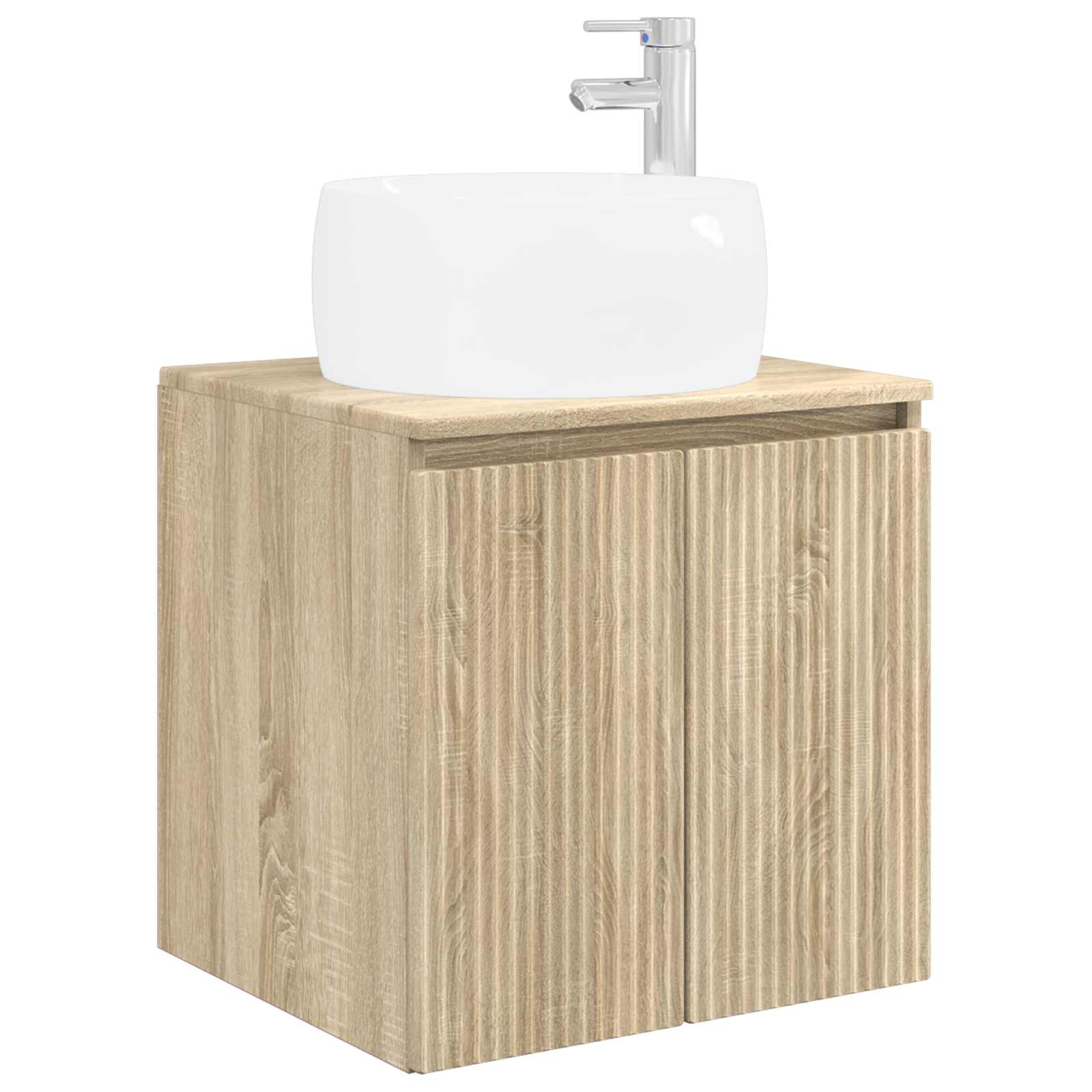Umivaonik s policom Hrast sonoma 49,5 x 44,5 x 66 cm