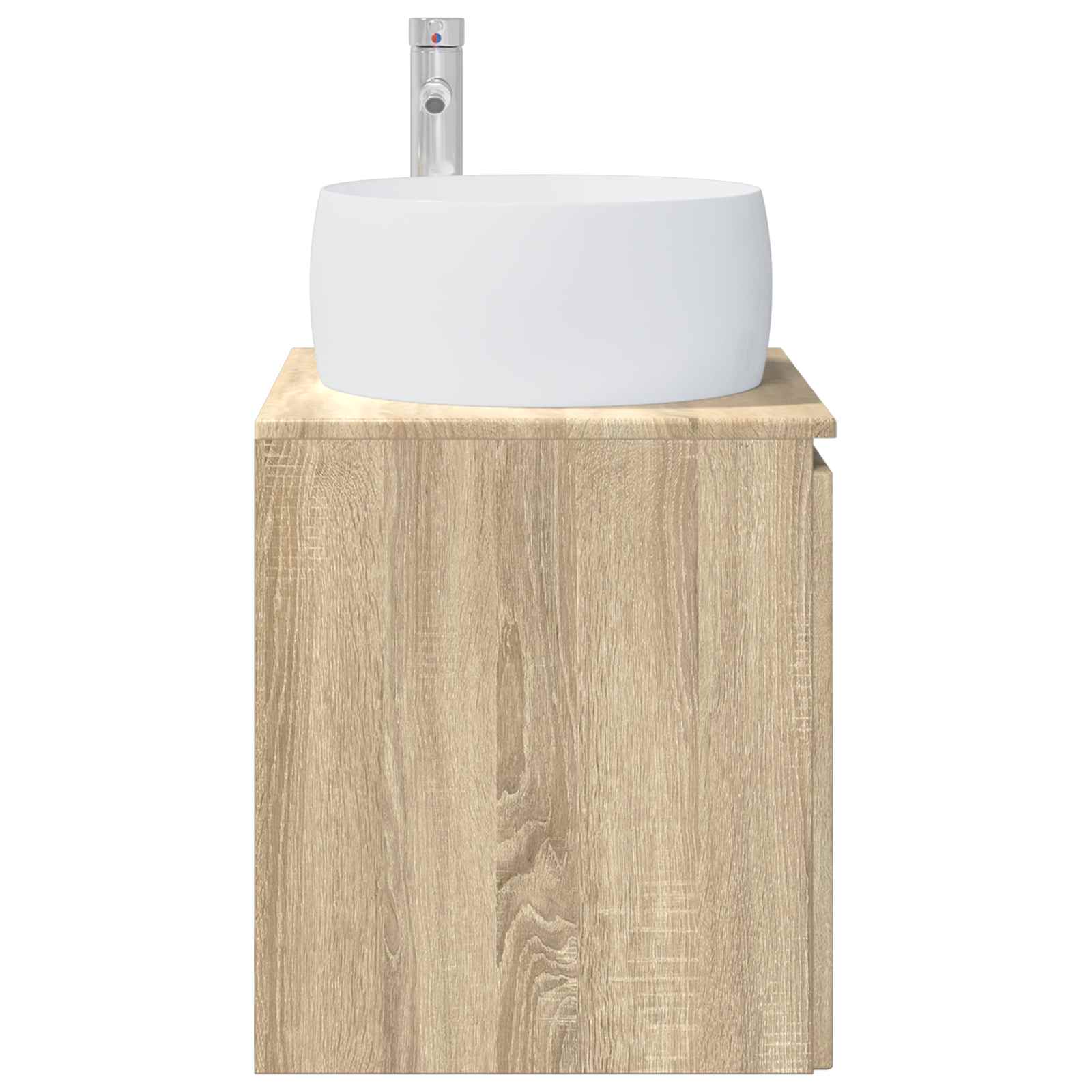 Umivaonik s policom Hrast sonoma 49,5 x 44,5 x 66 cm