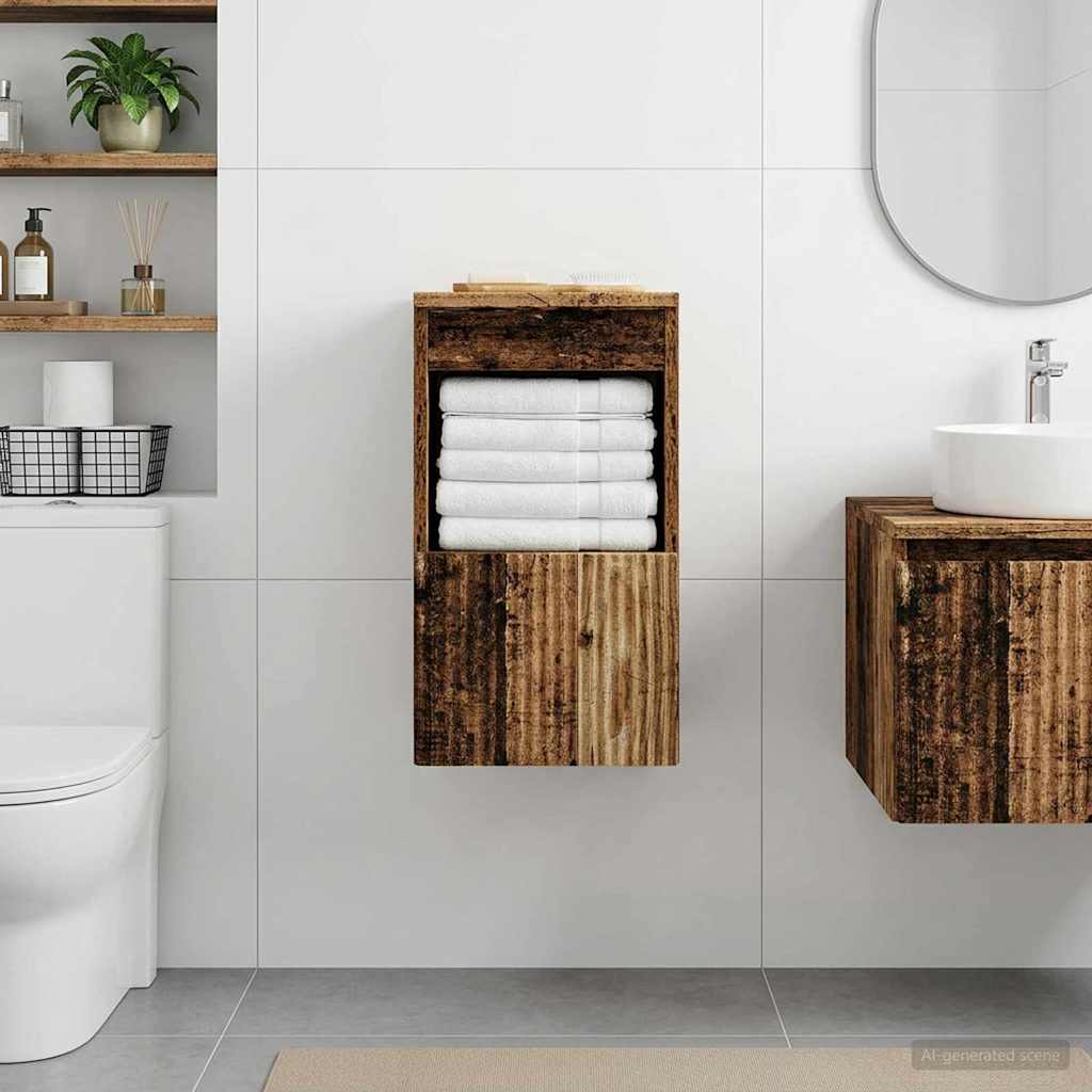 Kupaonski ormar Staro drvo 30 x 44,5 x 50 cm Konstruirano drvo