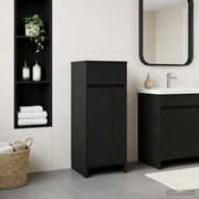 Kupaonski ormar Crni hrast 35 x 36,5 x 85 cm Konstruirano drvo