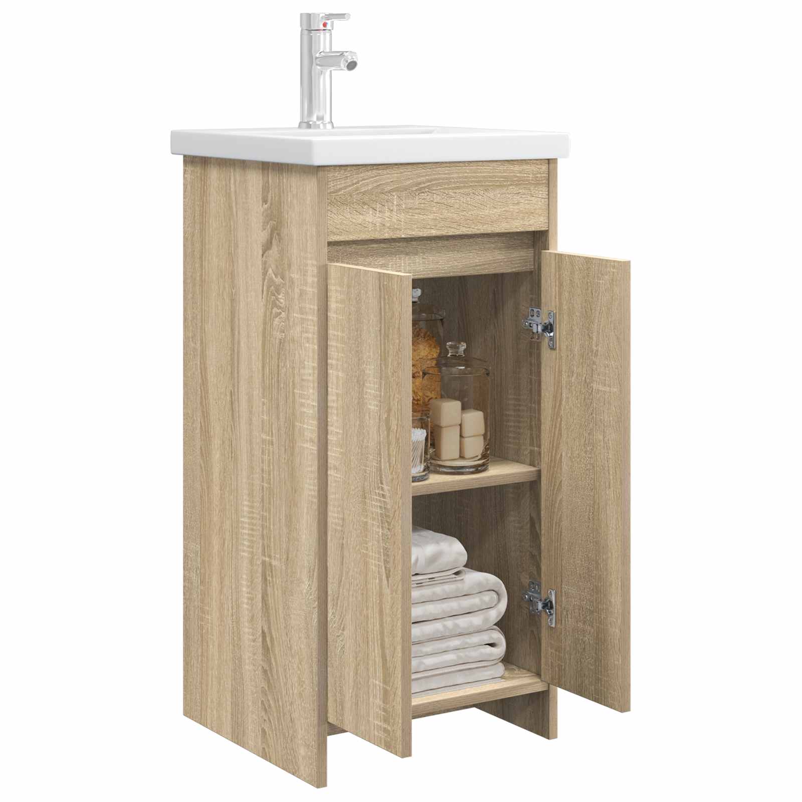 Kupaonski umivaonik s sudoperom Hrast sonoma 42 x 40 x 84,5 cm