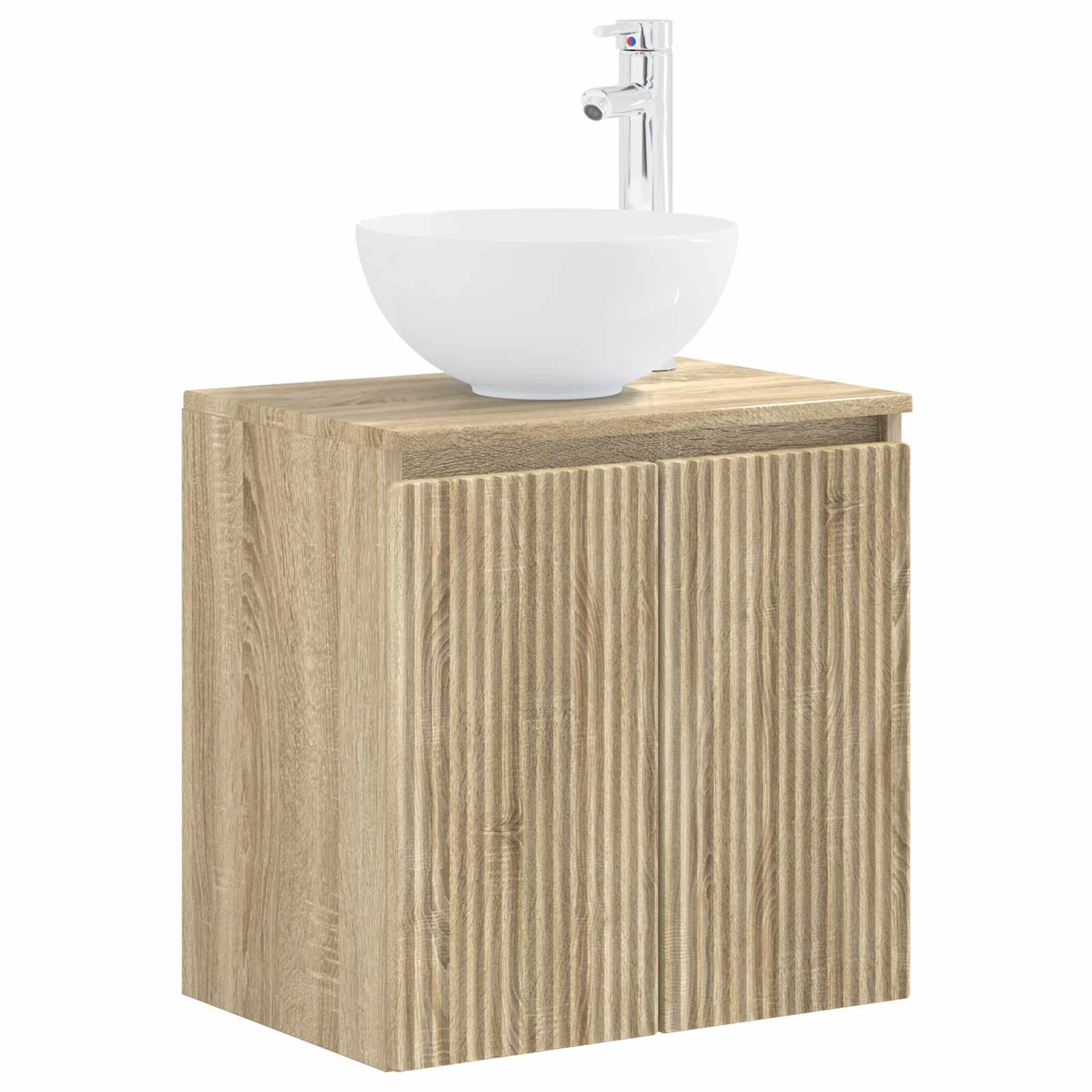 Set ormarića za kupaonicu 4 pcs Hrast sonoma