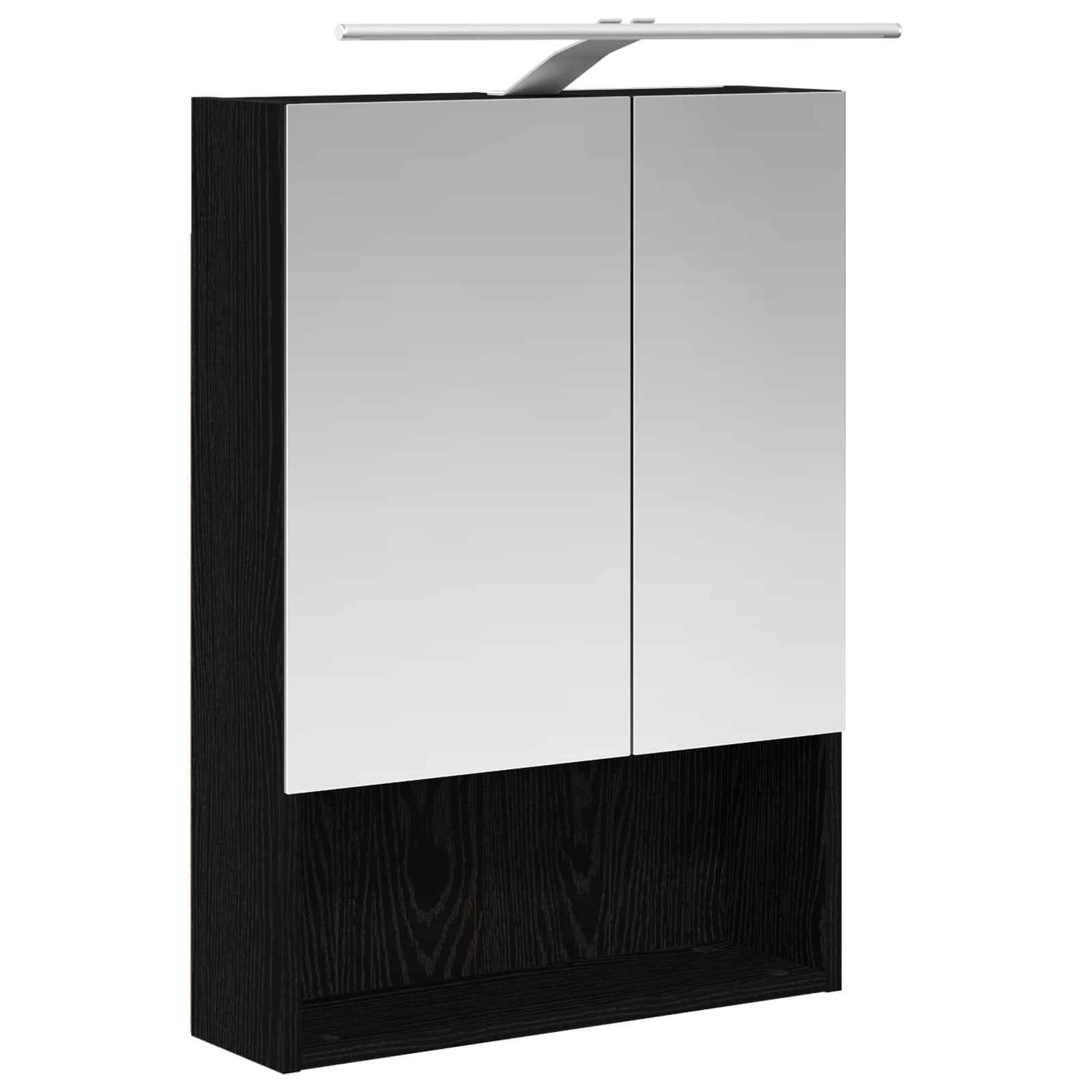 Set ormarića za kupaonicu 5 pcs Crni hrast 50 x 14,5 x 70 cm