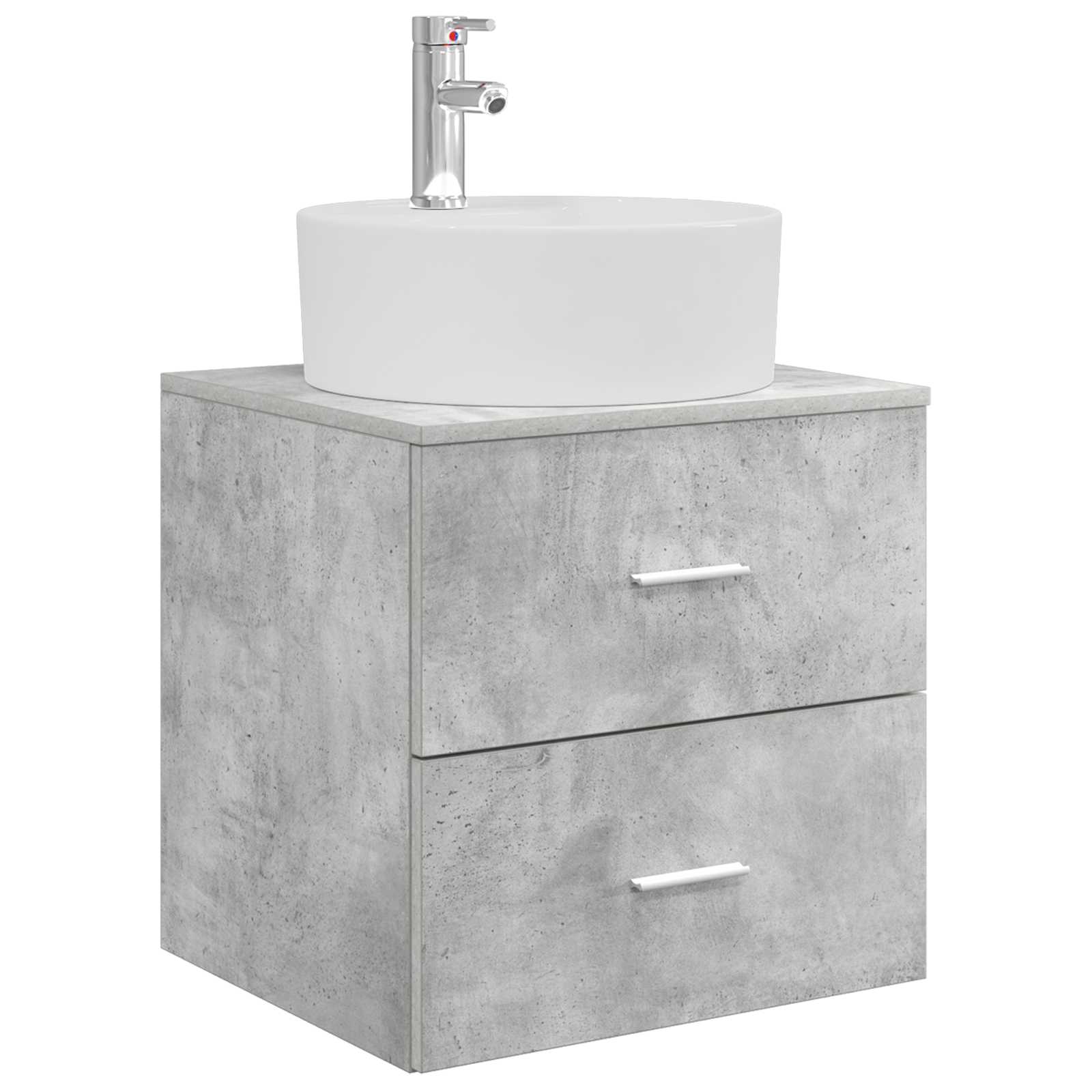 Set namještaja za kupaonicu 4 pcs Betonska siva