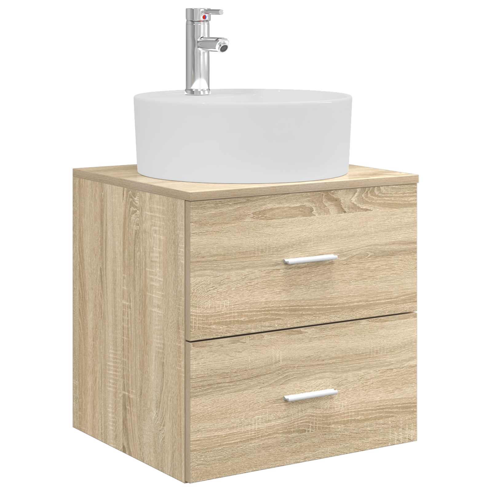 Set namještaja za kupaonicu 4 pcs Hrast sonoma