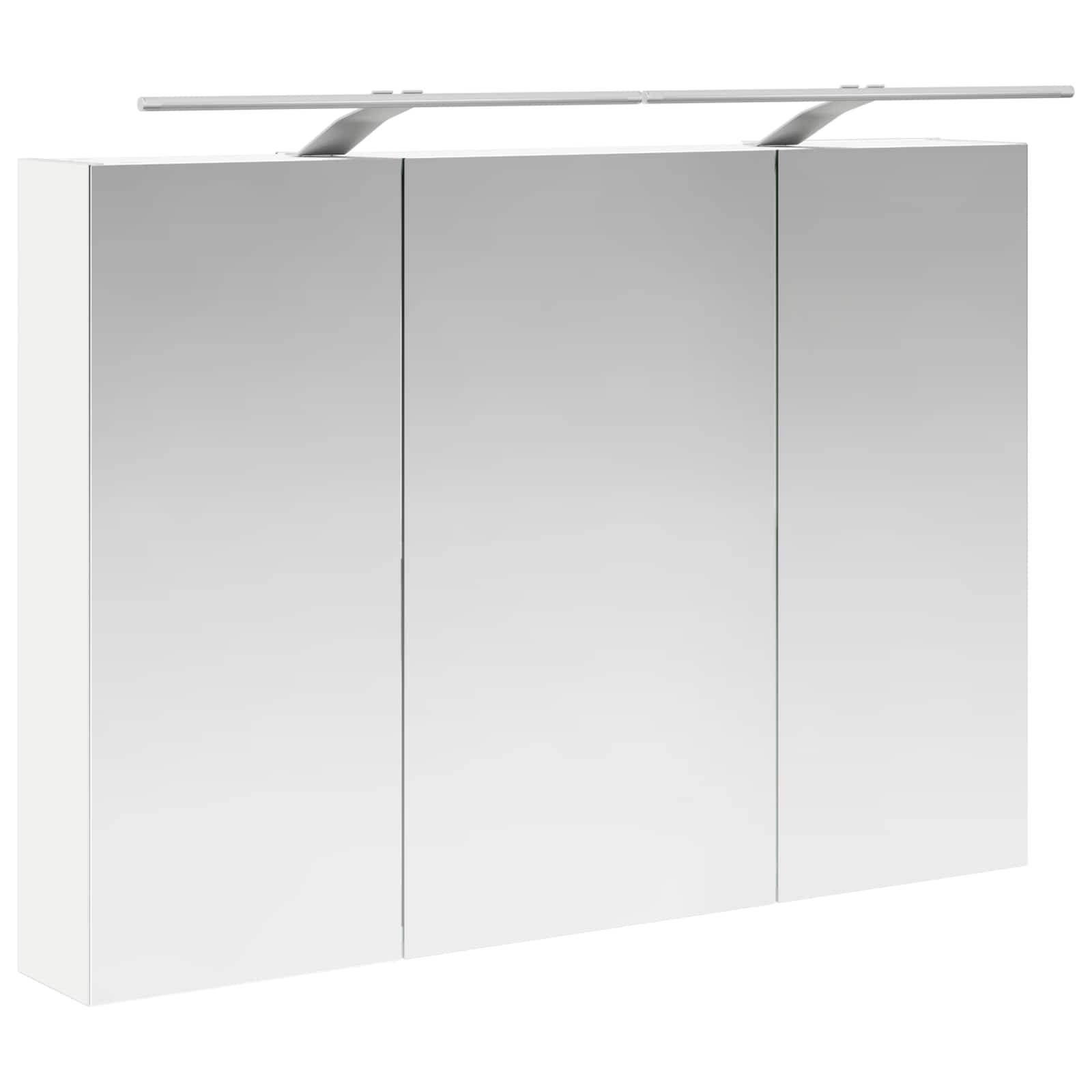 Set namještaja za kupaonicu Zidne s pohranom 6 pcs Bijela