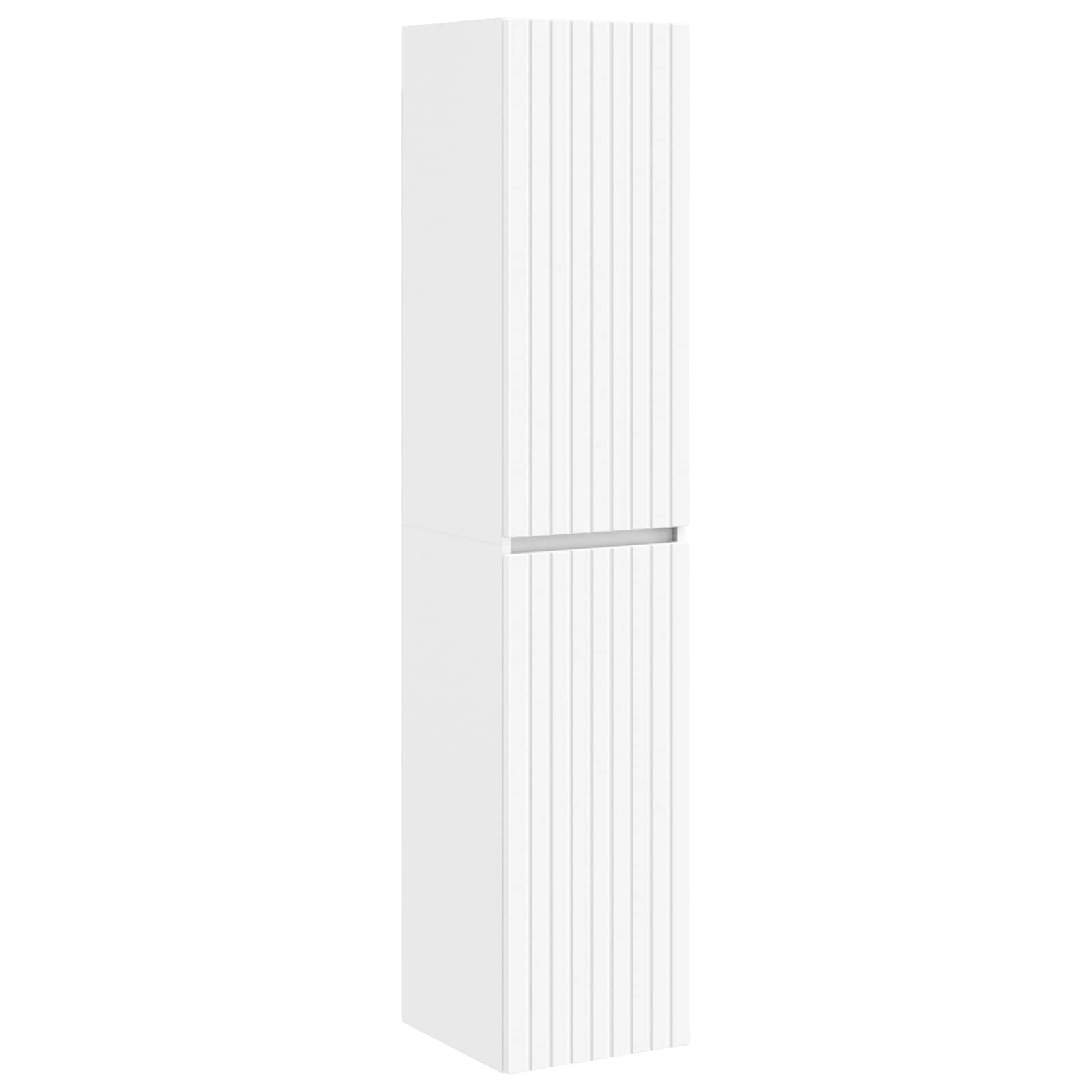 Set ormarića za kupaonicu 5 pcs Bijela 43 x 16 x 62,5 cm