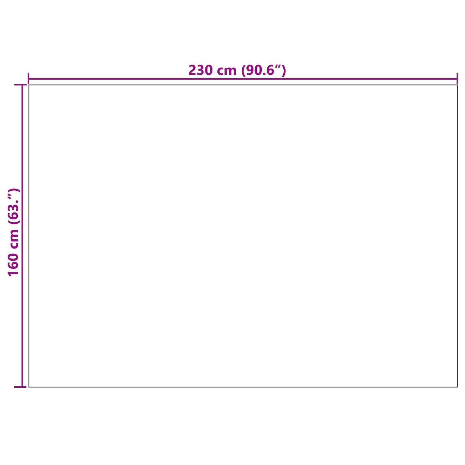 Tepisi za područja Pravokutni LUGO Krema 230 x 160 cm Poliester
