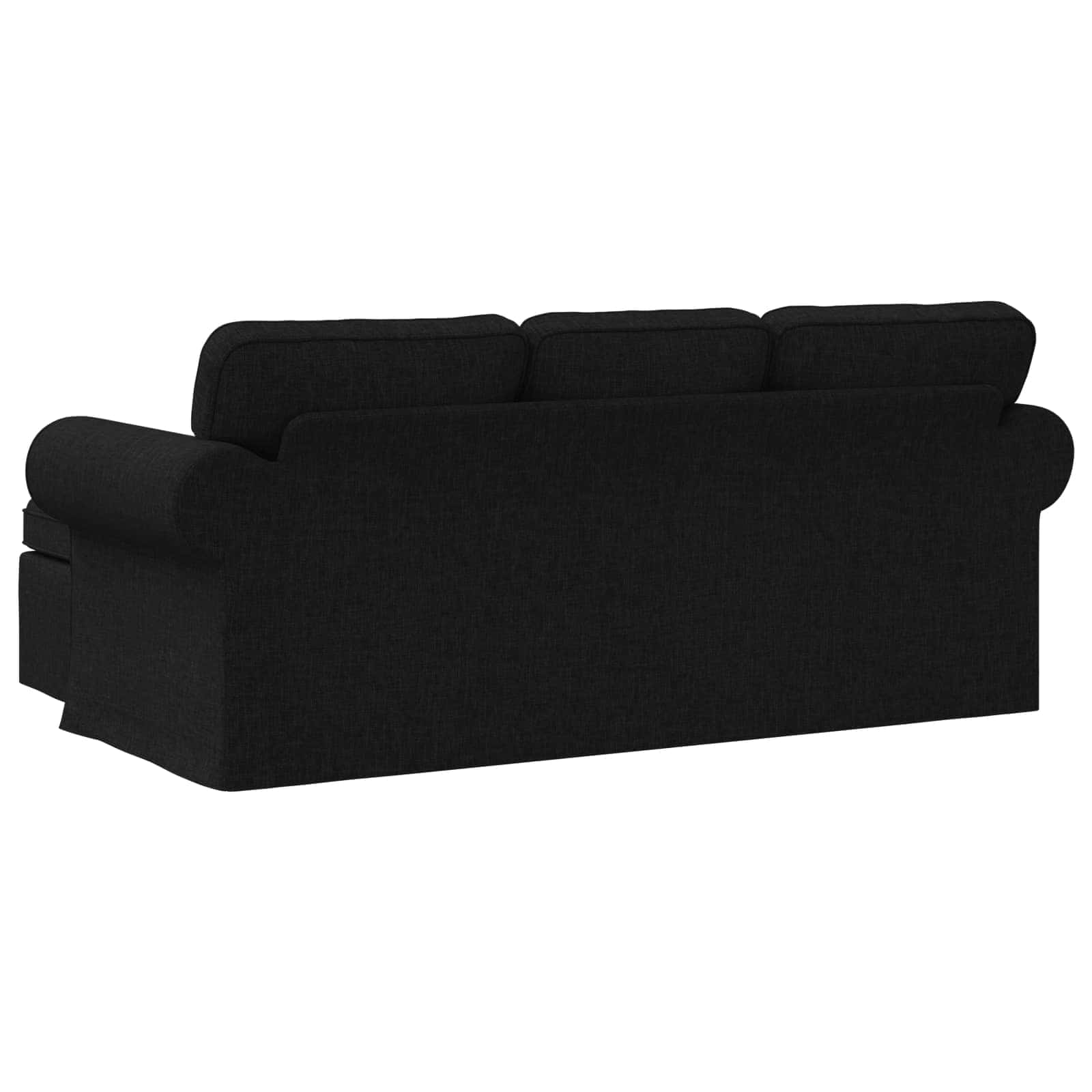 Sofa Crna 195 x 138 x 80 cm tkanina