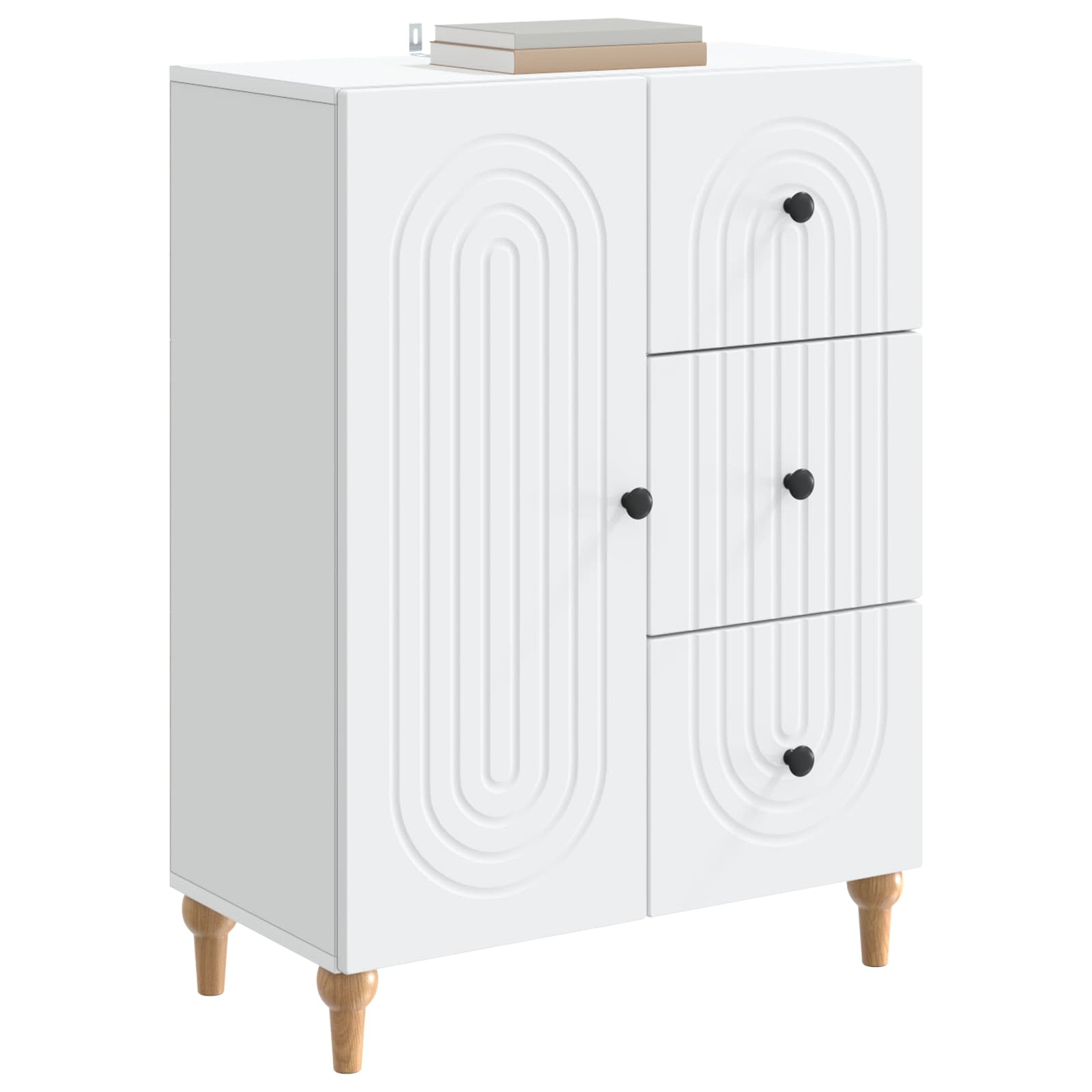 Kreveta s ladicama Bijela 66 x 34,5 x 90 cm Konstruirano drvo