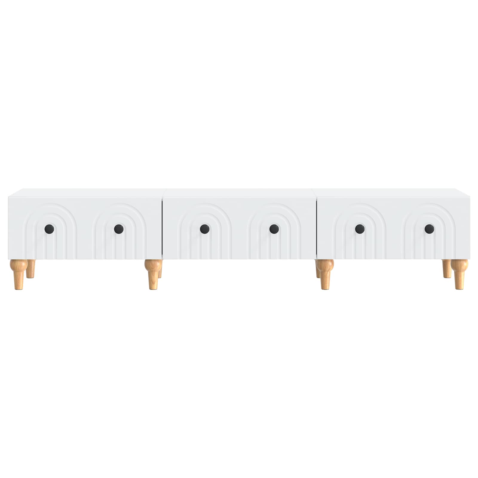 TV ormar s ladicama Bijela 147 x 34,5 x 30 cm Konstruirano drvo