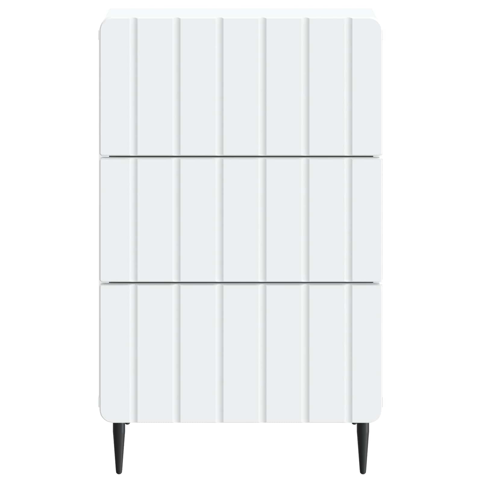 Noćni ormar s ladicama Bijela 43x 41 x 68 cm Konstruirano drvo
