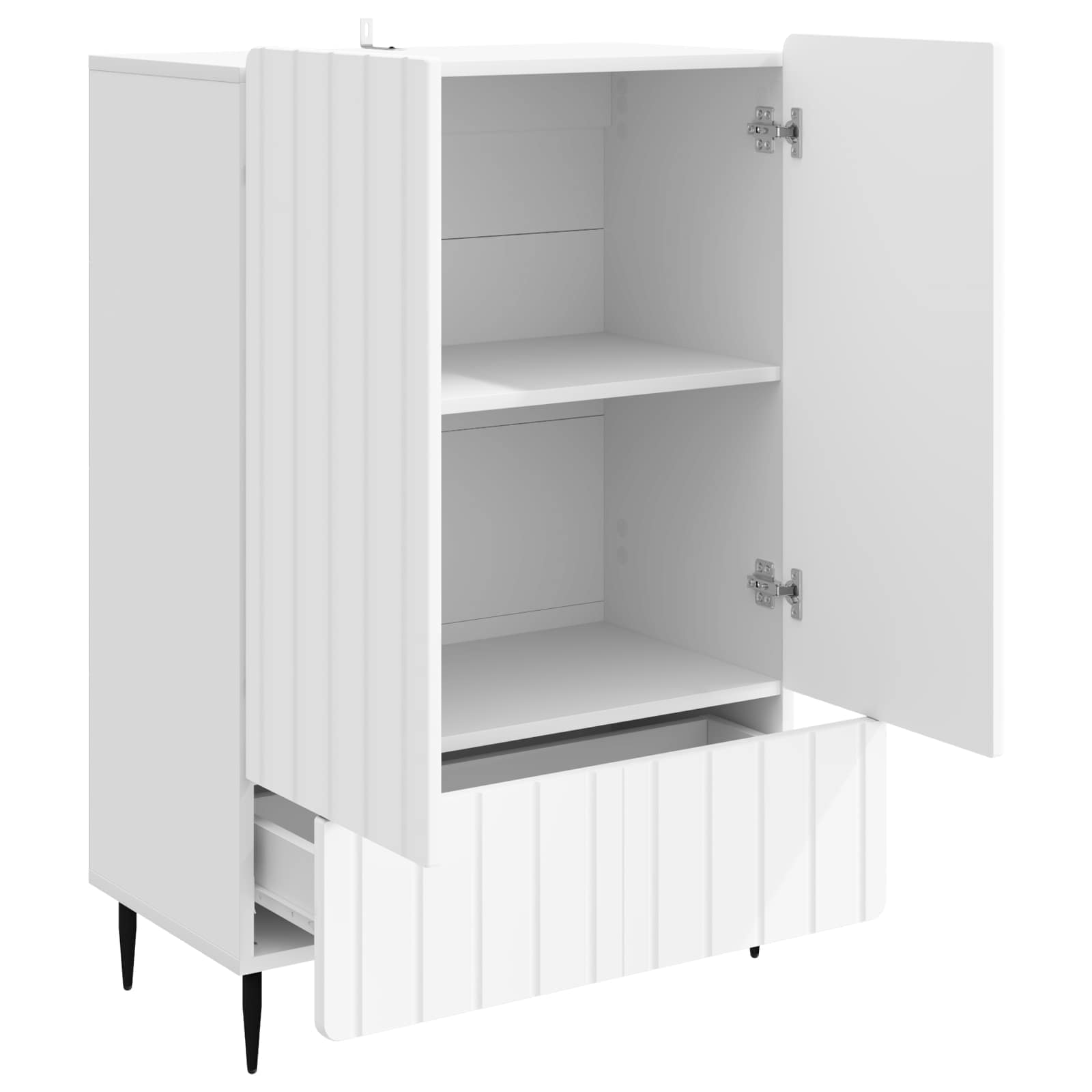 Kreveta s ladicama Bijela 66 x 34,5 x 97 cm Konstruirano drvo