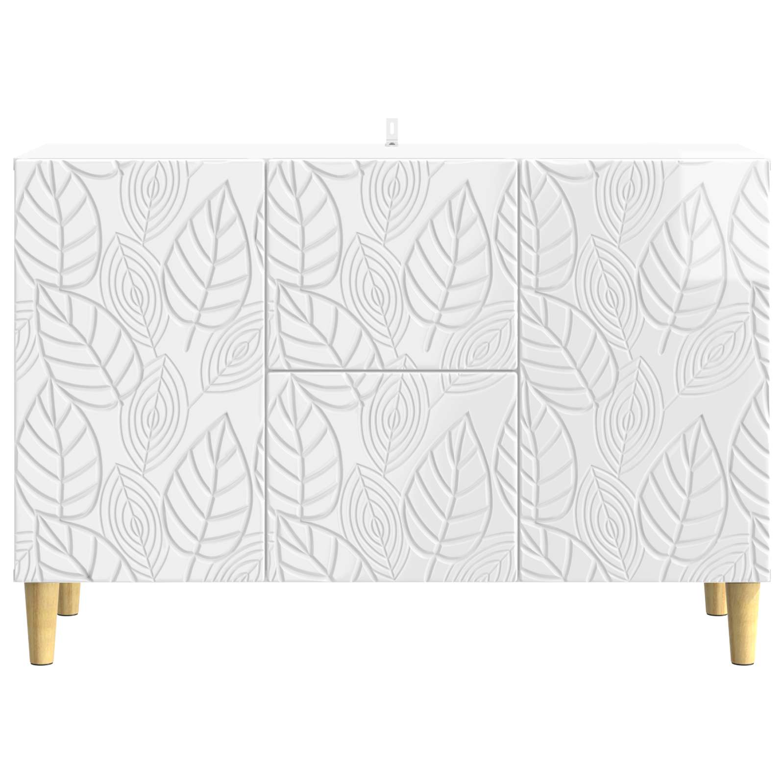 Kreveta Bijela visokog sjaja 89 x 34,5 x 60 cm