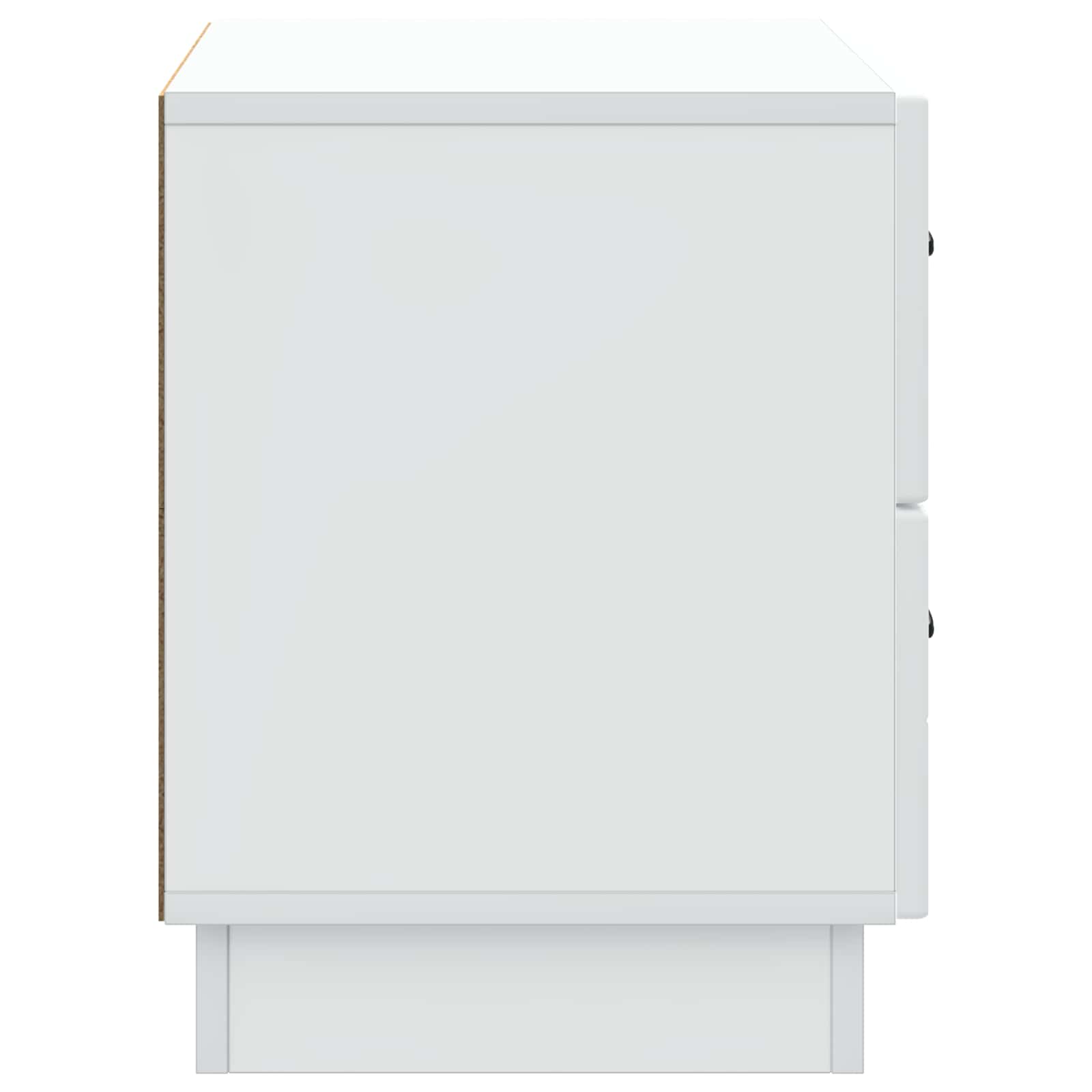 Noćni ormar Bijela 62 x 34,5 x 44,5 cm Konstruirano drvo