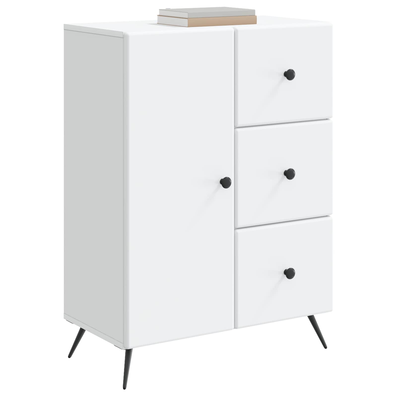 Kreveta s ladicama Bijela 66 x 34,5 x 90 cm Konstruirano drvo