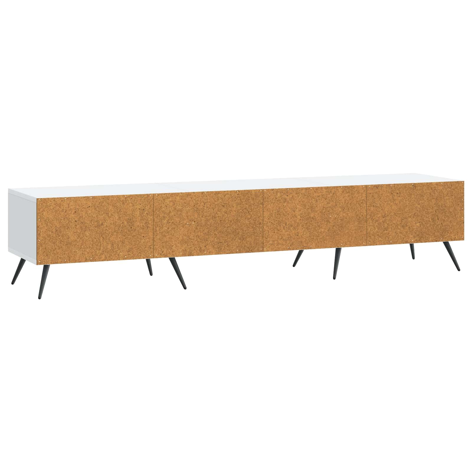 TV ormar s ladicama Bijela 147 x 34,5 x 30 cm Konstruirano drvo