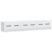 TV ormar s ladicama Bijela 147 x 34,5 x 27 cm Konstruirano drvo
