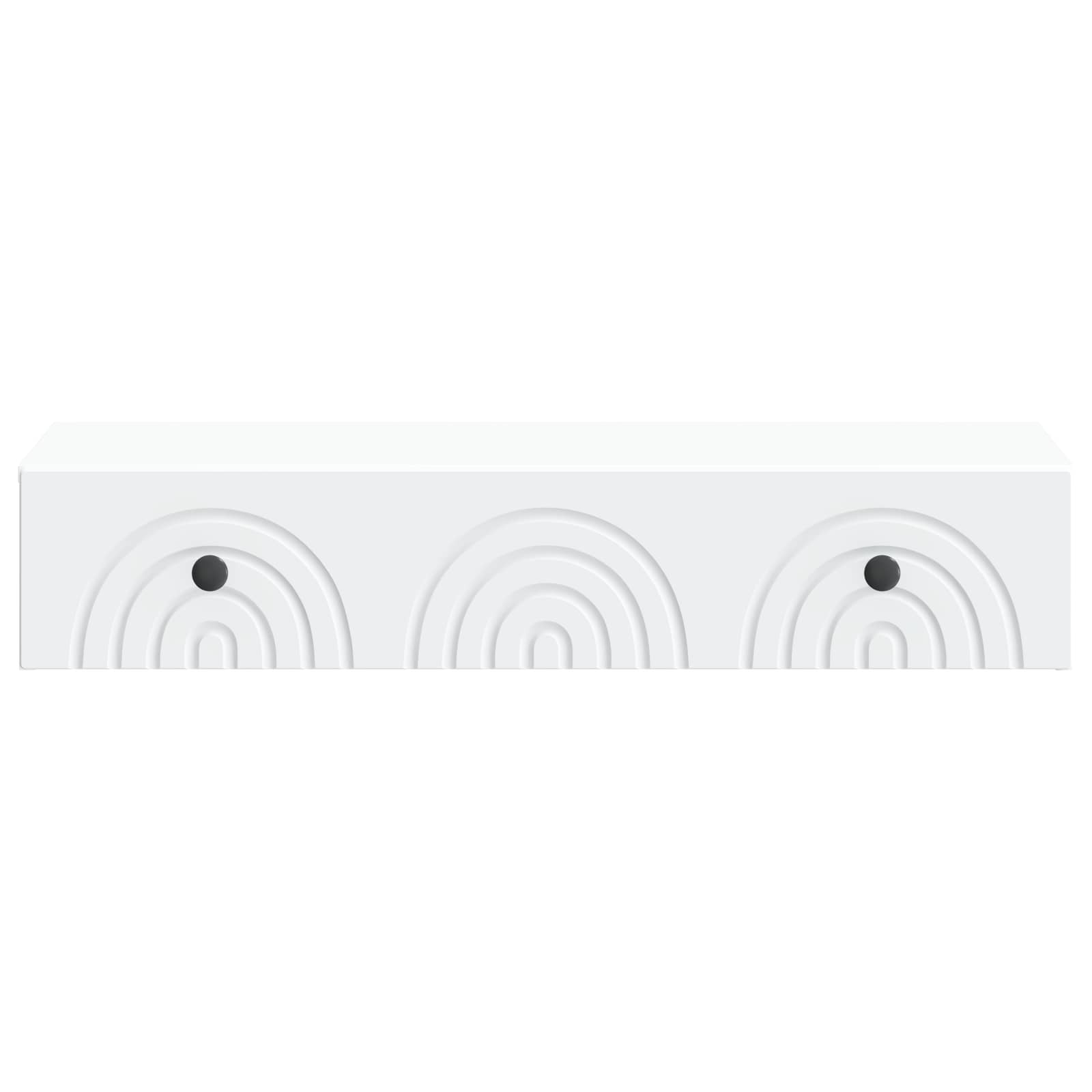 Stolna montirana na zid Bijela 87,5 x 34,5 x 17 cm