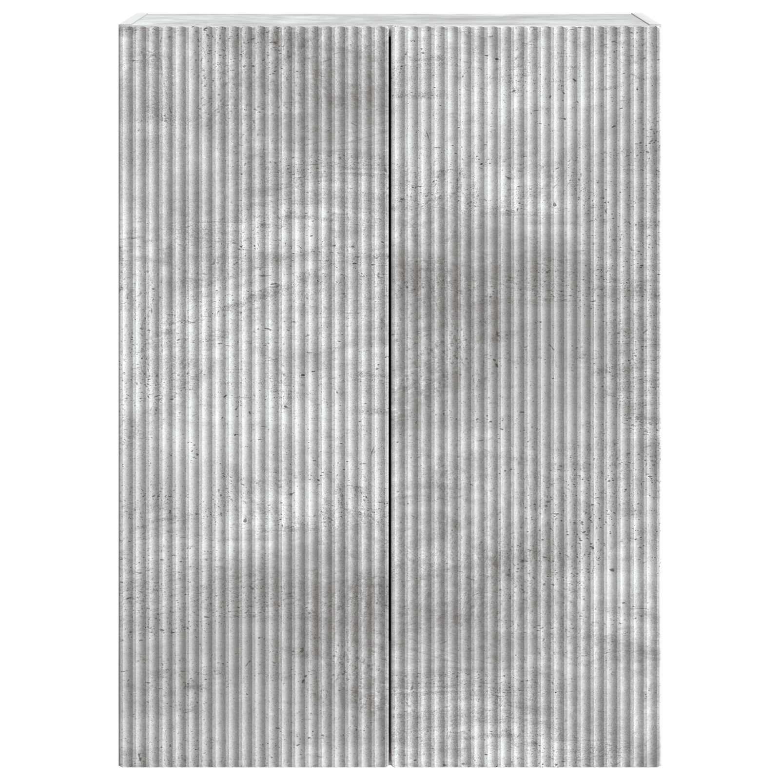 Ormar za montažu na zid Betonska siva 66 x 34,5 x 90 cm