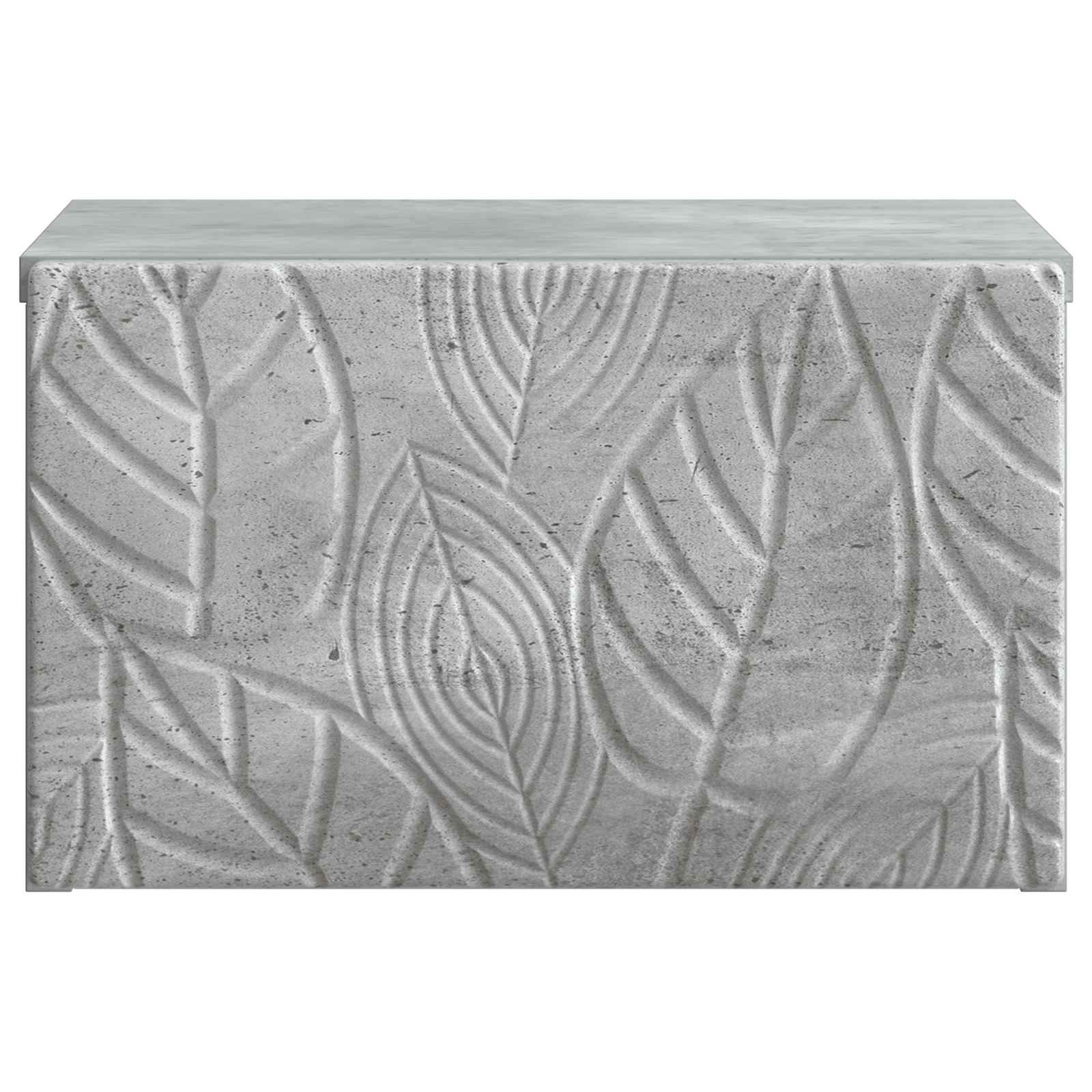 Stolna montirana na zid 2 pcs Betonska siva 34,5 x 33 x 20 cm