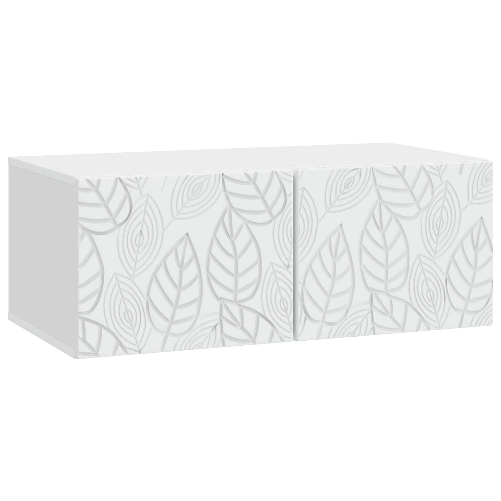 TV ormar za zid 98 x 31 cm Bijela Konstruirano drvo Zidne