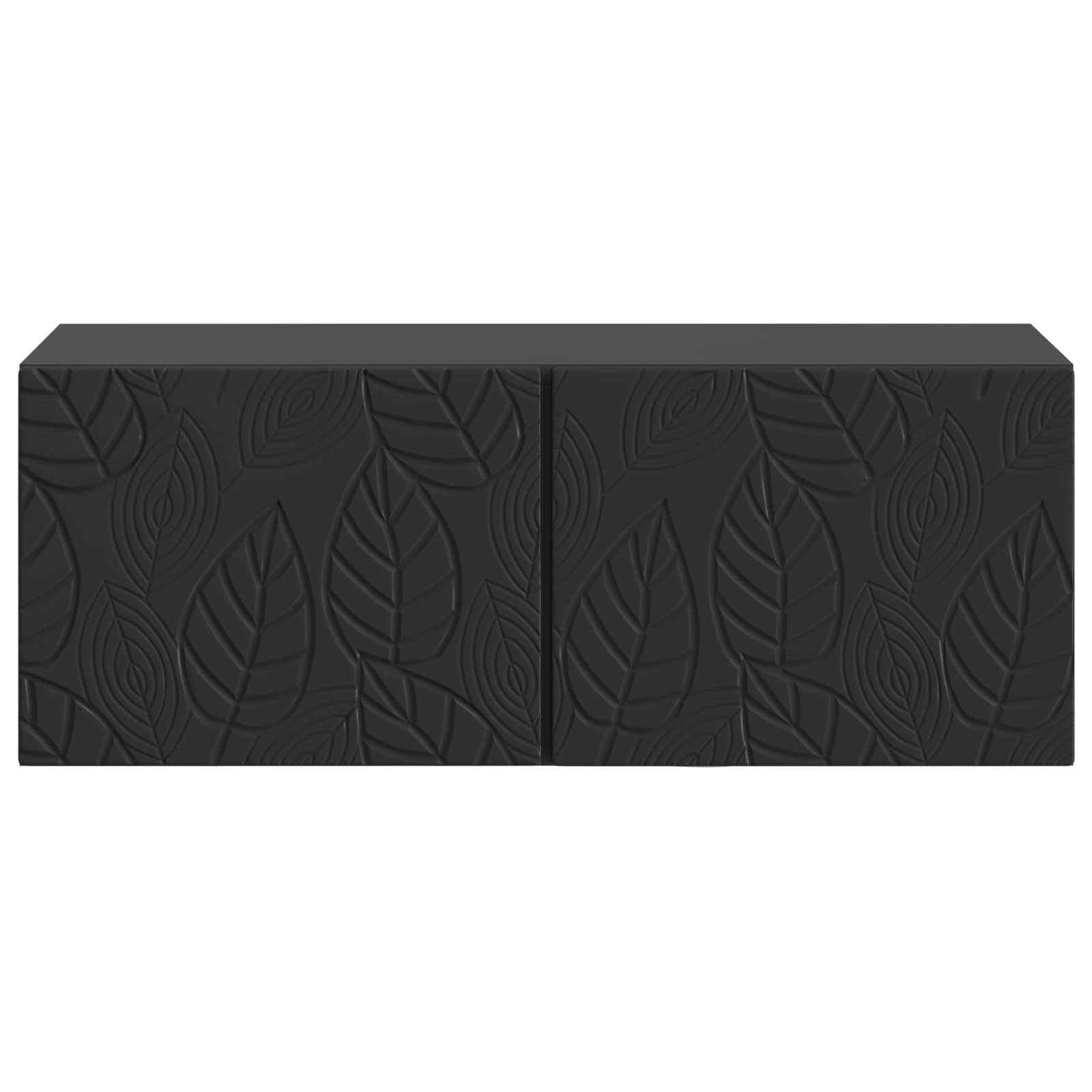 TV ormar za zid 98 x 31 cm Crna Konstruirano drvo Zidne
