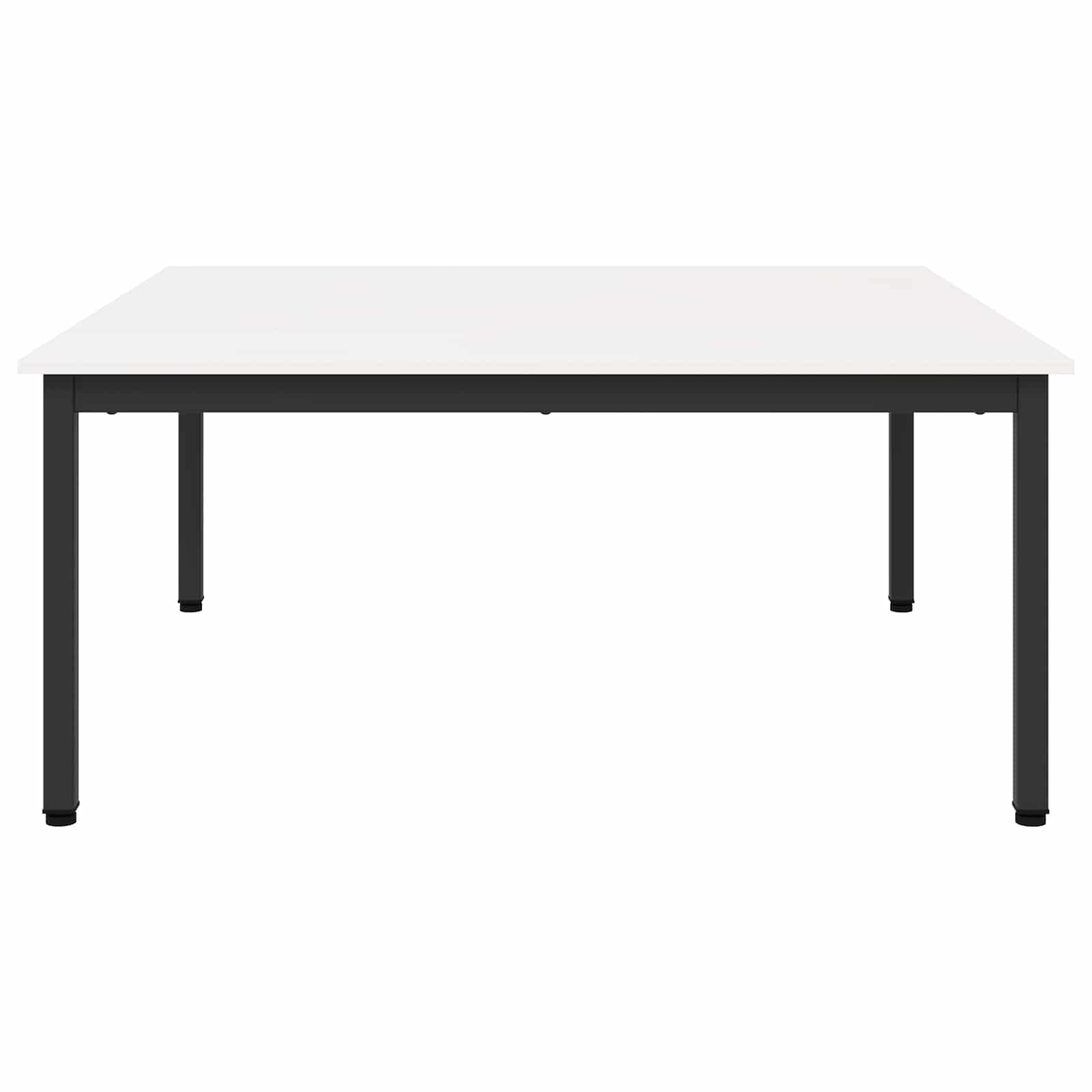 Kava Stol Bijelo 100 x 100 x 45 cm Čvrsto borovo drvo