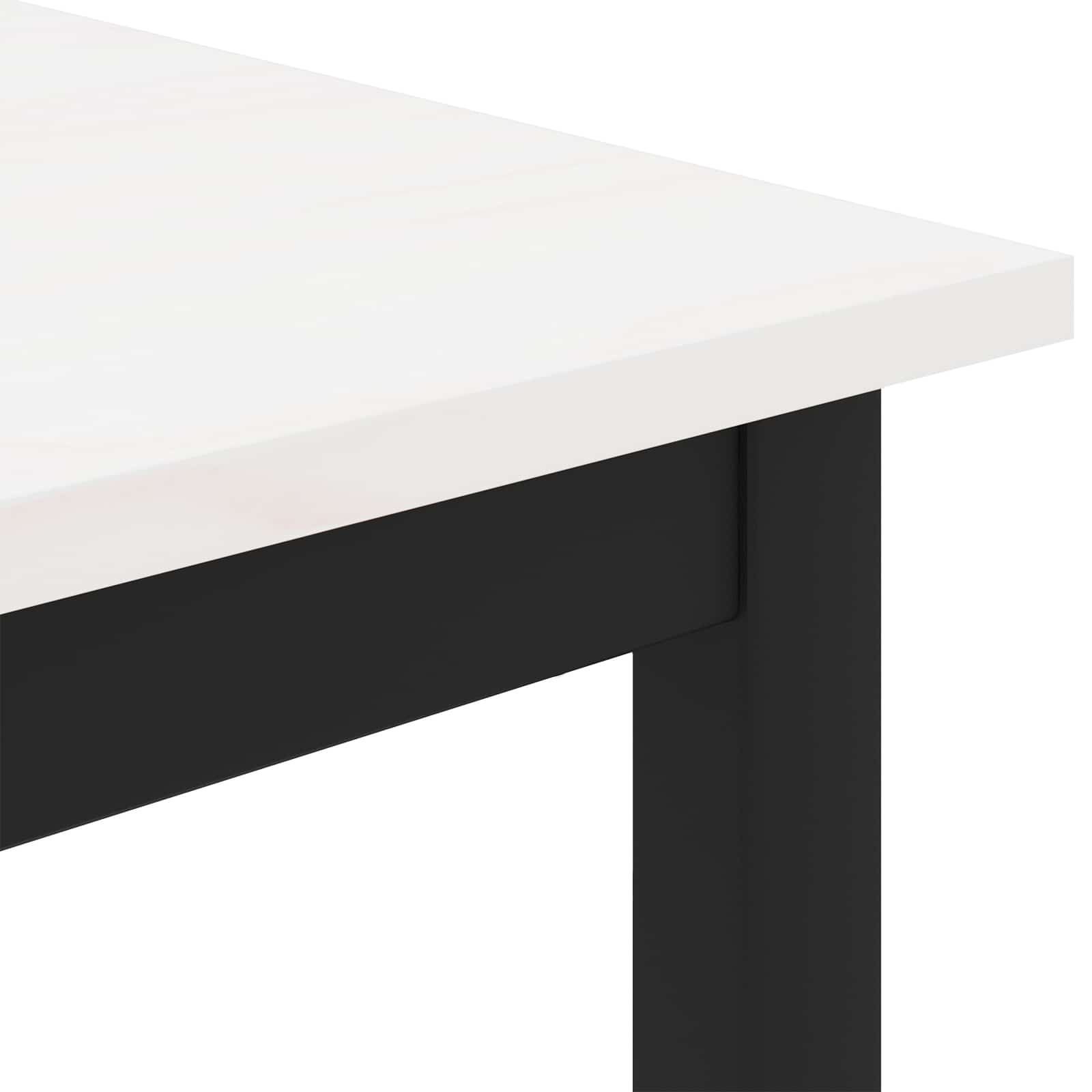 klupa Bijelo 160 x 35 x 45 cm Čvrsto borovo drvo