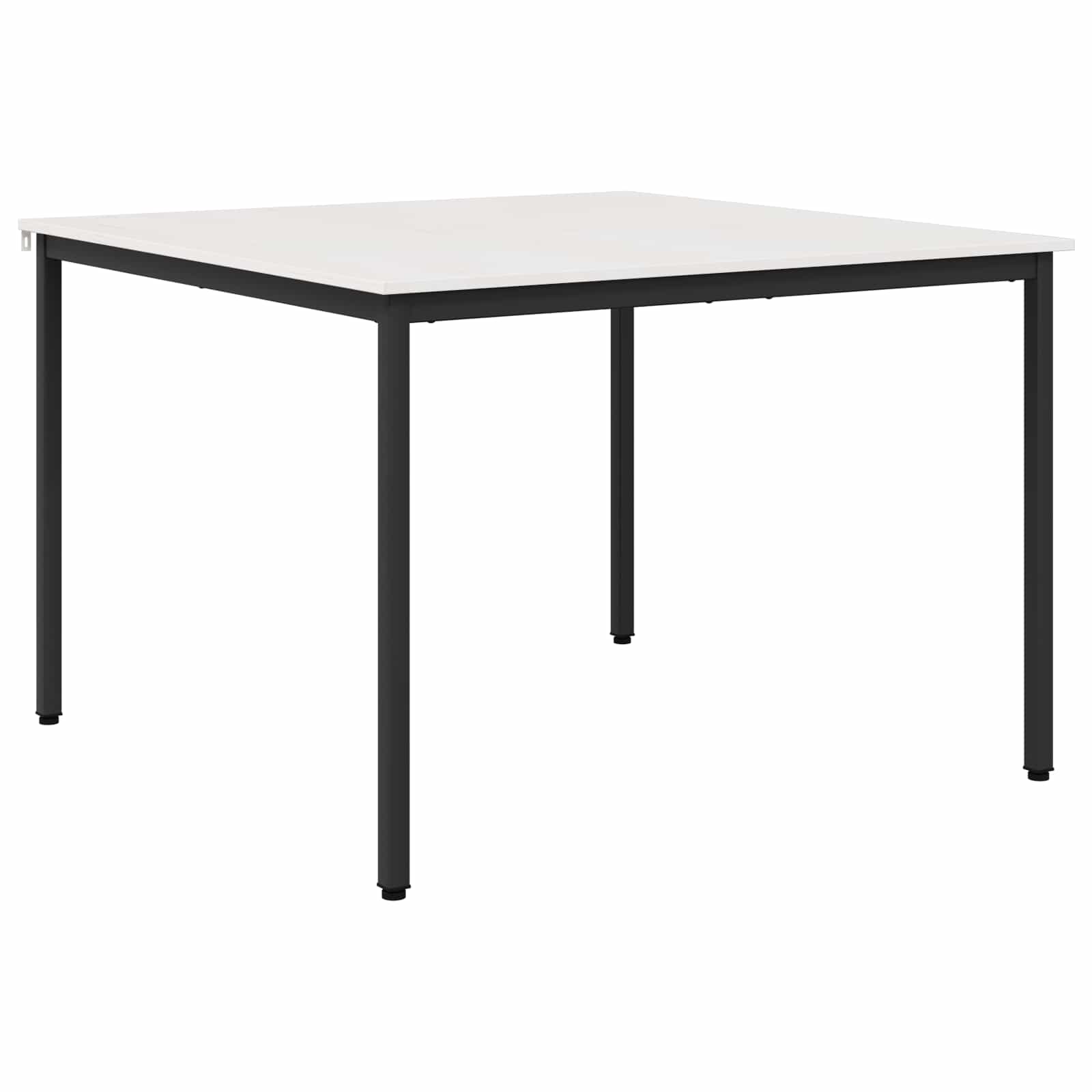Stol za objedovanje Bijelo 110 x 110 x 75 cm Čvrsto borovo drvo