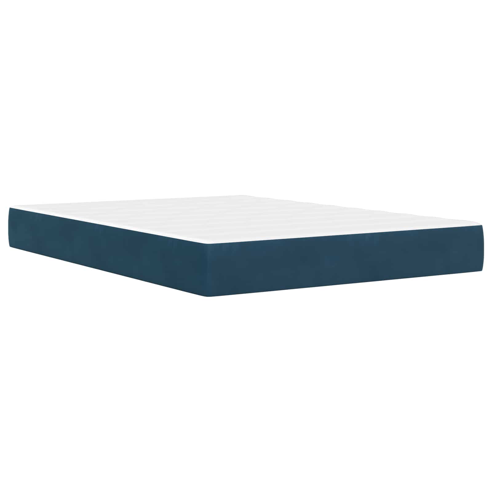 Krevetna konstrukcija 2 pcs Plava 120 x 190 cm Baršun