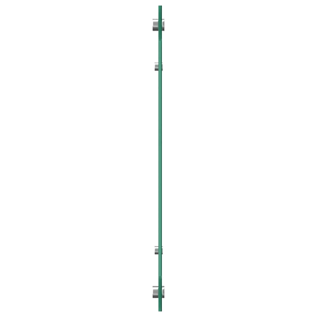 Kuhinjski zid 2 pcs Bijelo 110 x 50 cm Staklo otporno na udarce