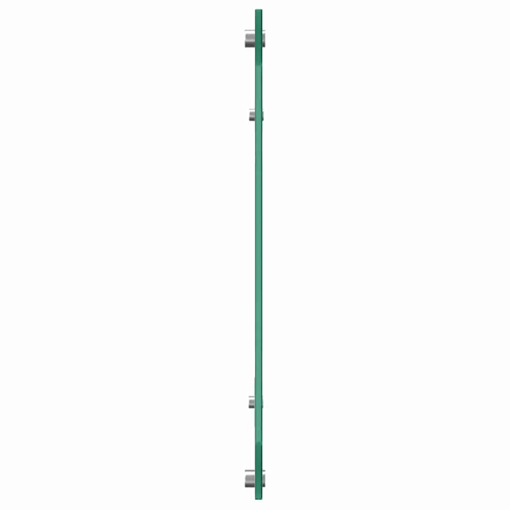 Kuhinjski zid 2 pcs Bijelo 120 x 40 cm Staklo otporno na udarce