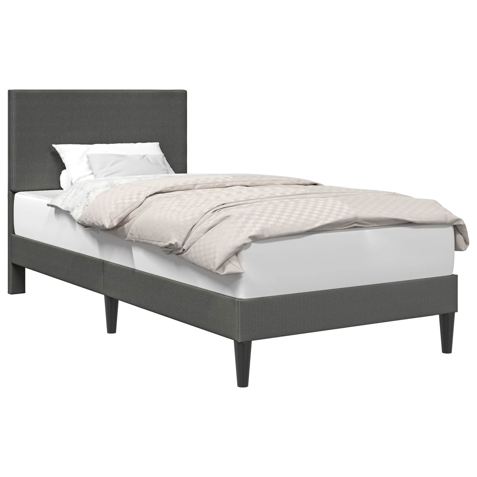 Krevetna konstrukcija Tamnosiva 80 x 200 cm Kordura tekstil