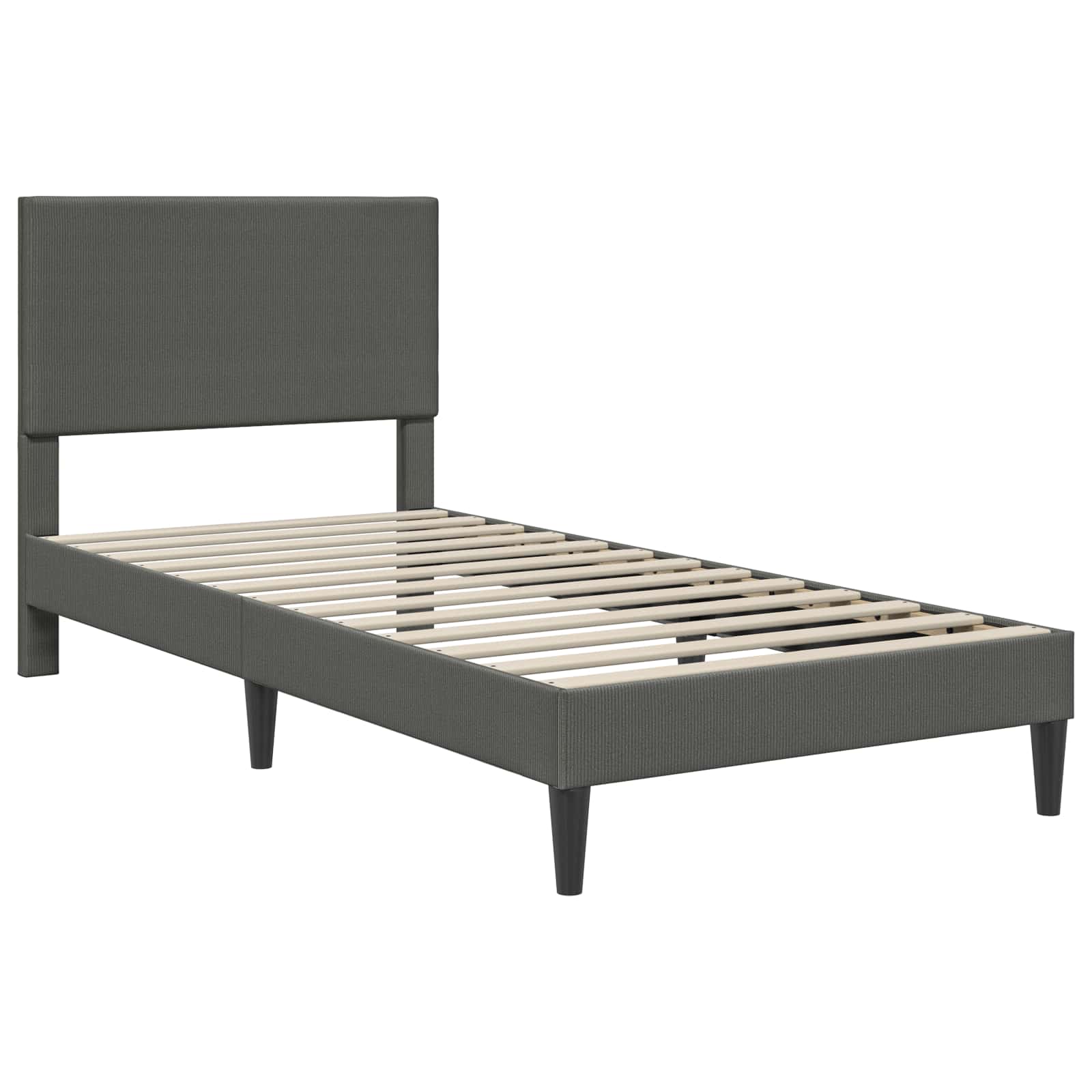 Krevetna konstrukcija Tamnosiva 90 x 190 cm Kordura tekstil