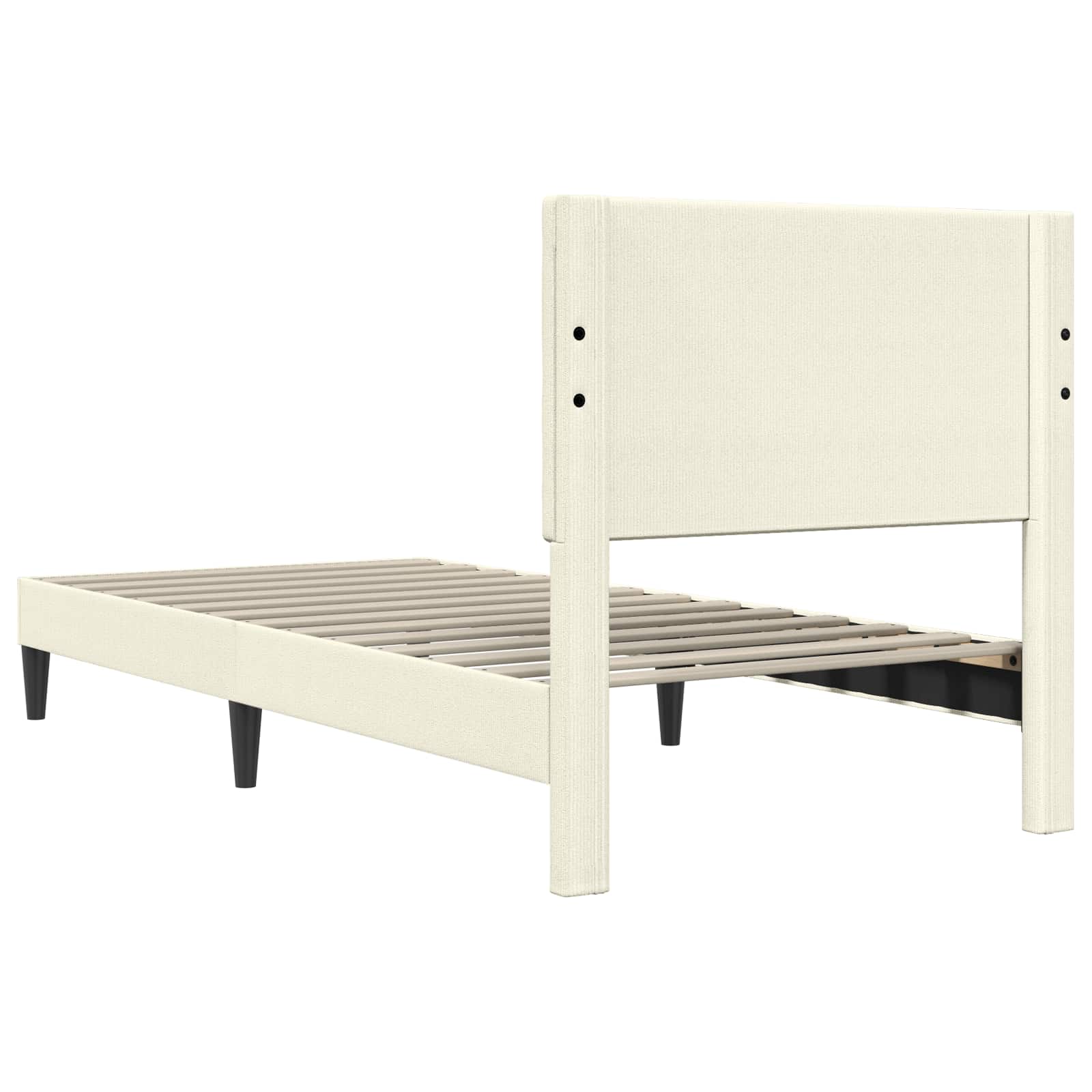Krevetna konstrukcija Krem 100 x 200 cm Kordura tekstil