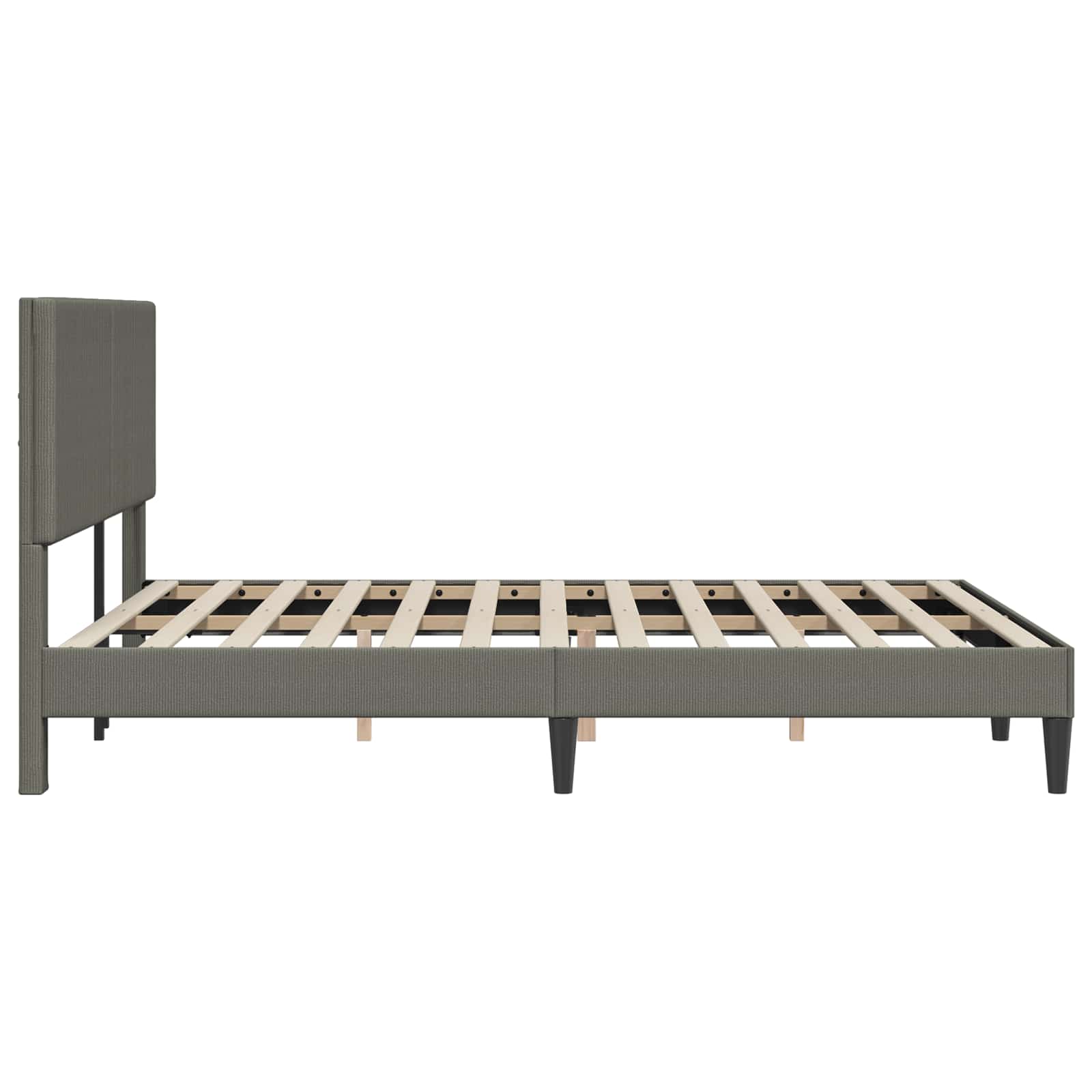 Krevetna konstrukcija Svjetlosiva 140 x 200 cm Kordura tekstil