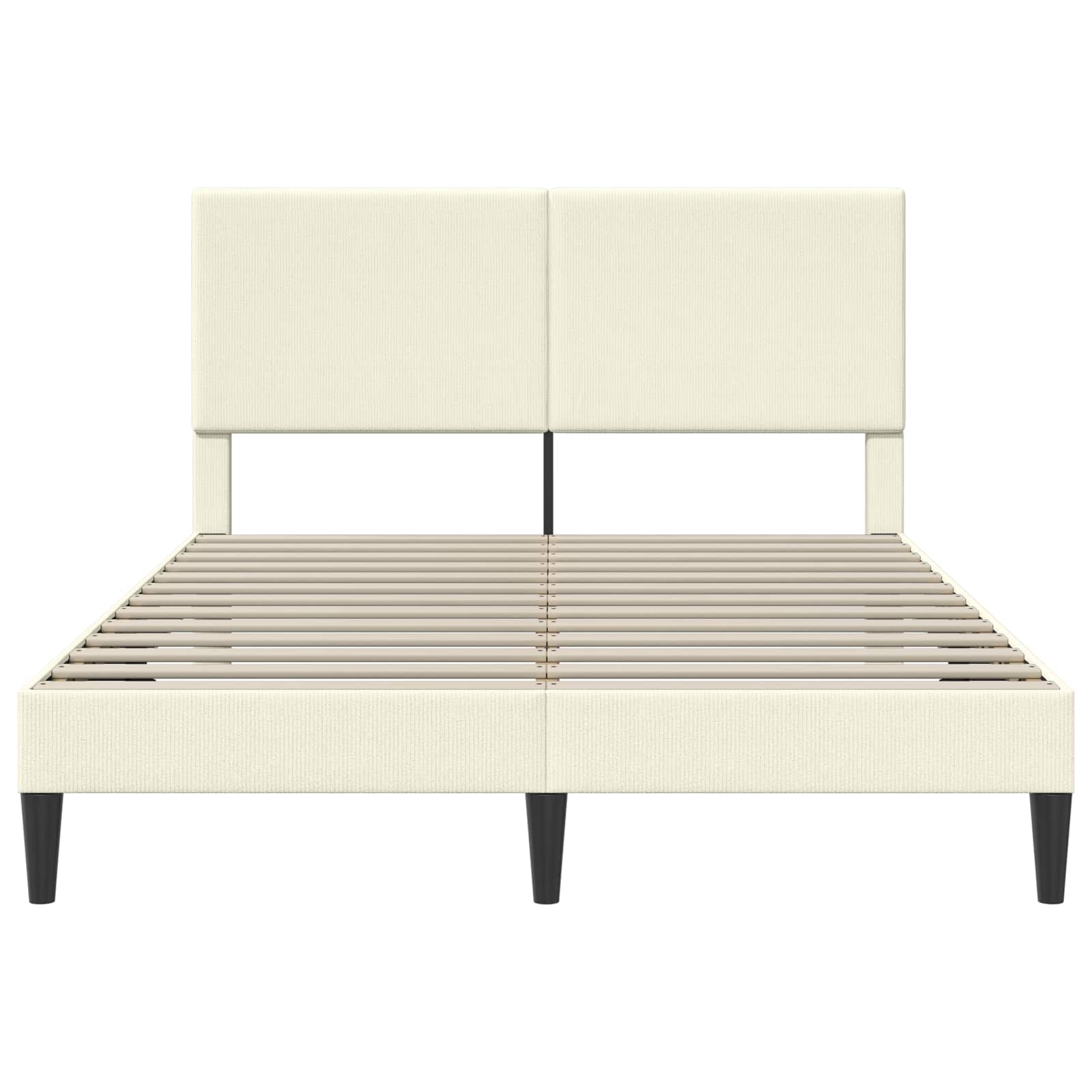Krevetna konstrukcija Krem 140 x 200 cm Kordura tekstil