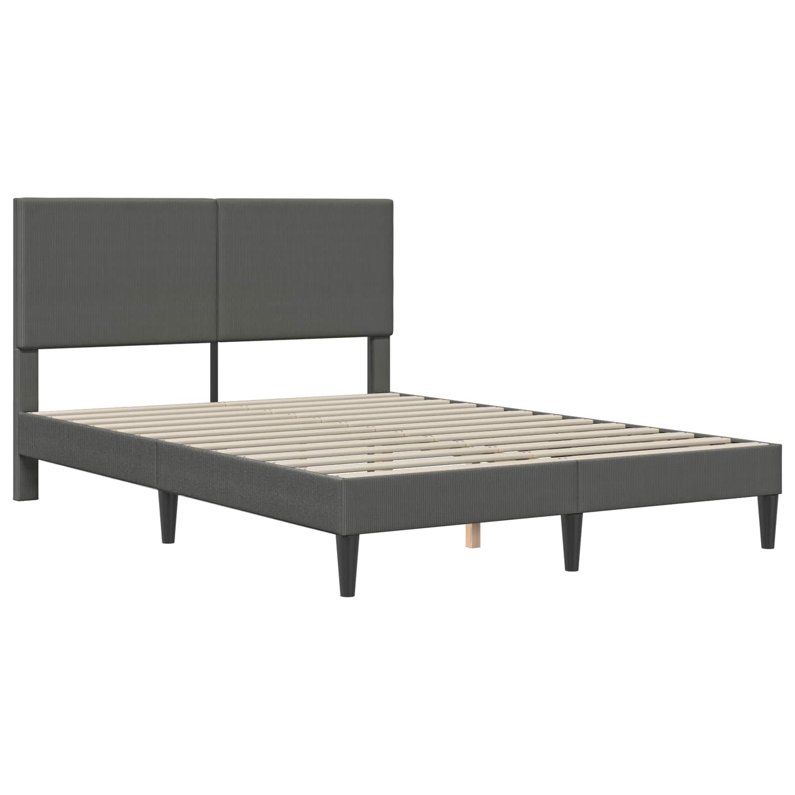 Krevetna konstrukcija Tamnosiva 160 x 200 cm Kordura tekstil