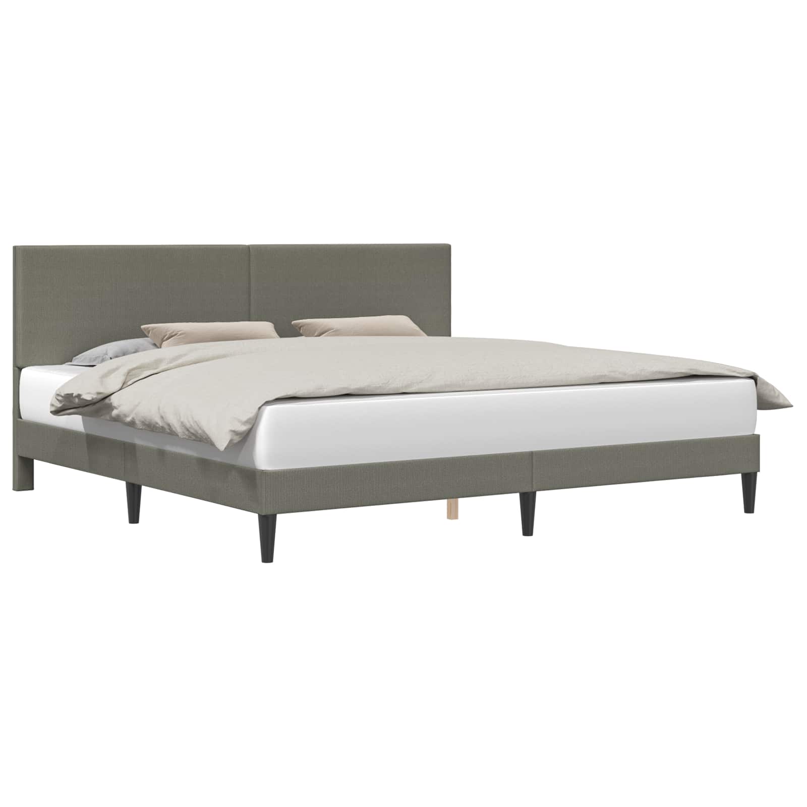 Krevetna konstrukcija Svjetlosiva 200 x 200 cm Kordura tekstil