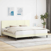 Krevetna konstrukcija Krem 200 x 200 cm Kordura tekstil