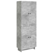 Set ormara 2 pcs Betonska siva 66 x 34,5 x 90 cm
