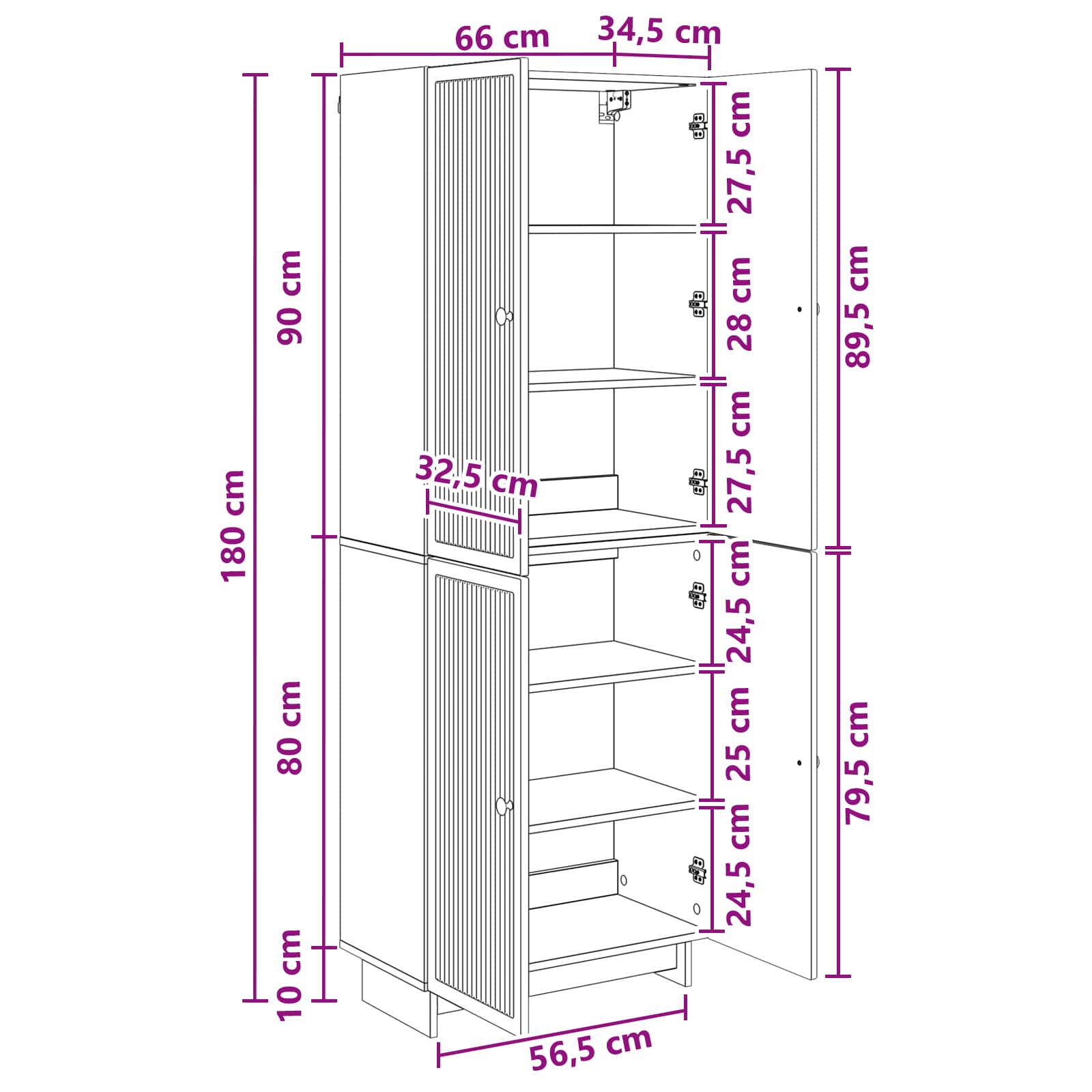 Set ormara 2 pcs Staro drvo 66 x 34,5 x 90 cm Konstruirano drvo