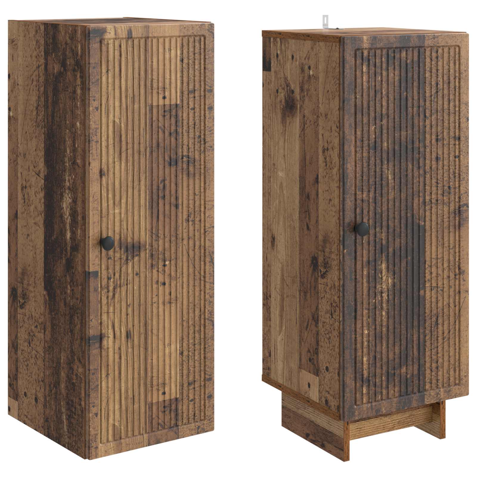 Set ormara 2 pcs Staro drvo 34,5 x 33 x 90 cm Konstruirano drvo