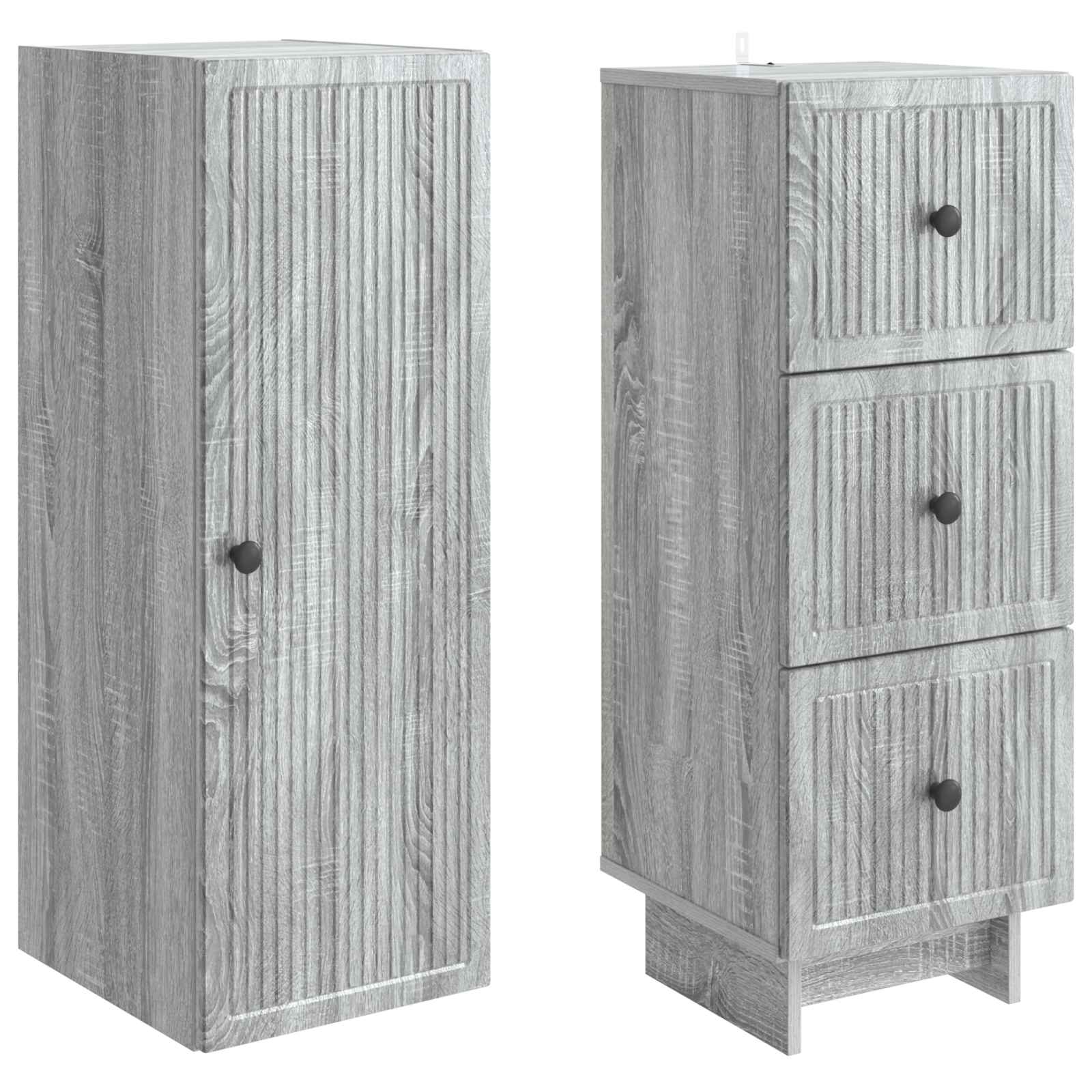 Set ormara 2 pcs 33 x 34,5 x 90 cm Konstruirano drvo