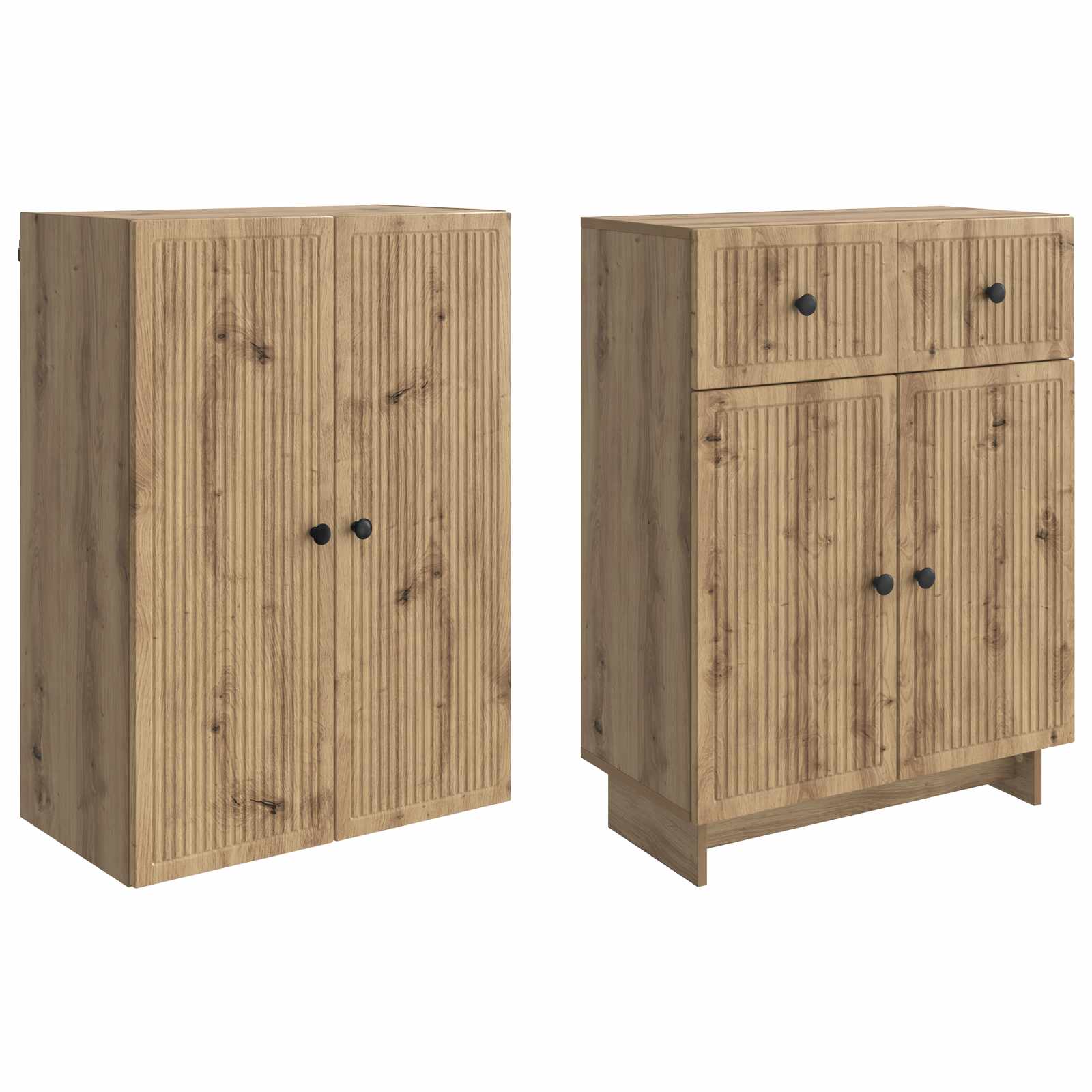 Set ormara 2 pcs 66 x 34,5 x 90 cm Konstruirano drvo