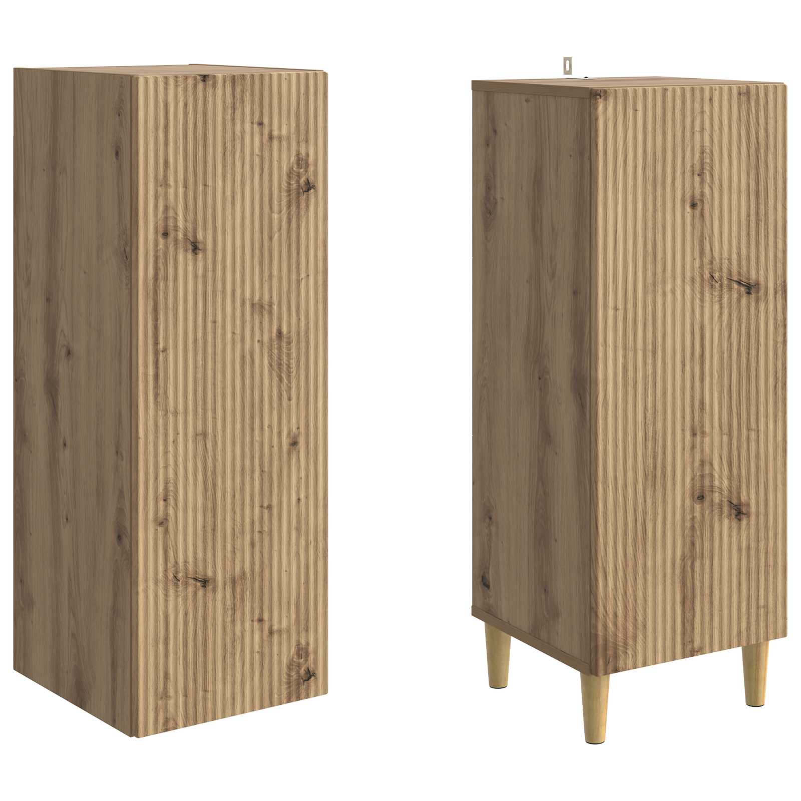 Set ormara 2 pcs 33 x 34,5 x 90 cm Konstruirano drvo