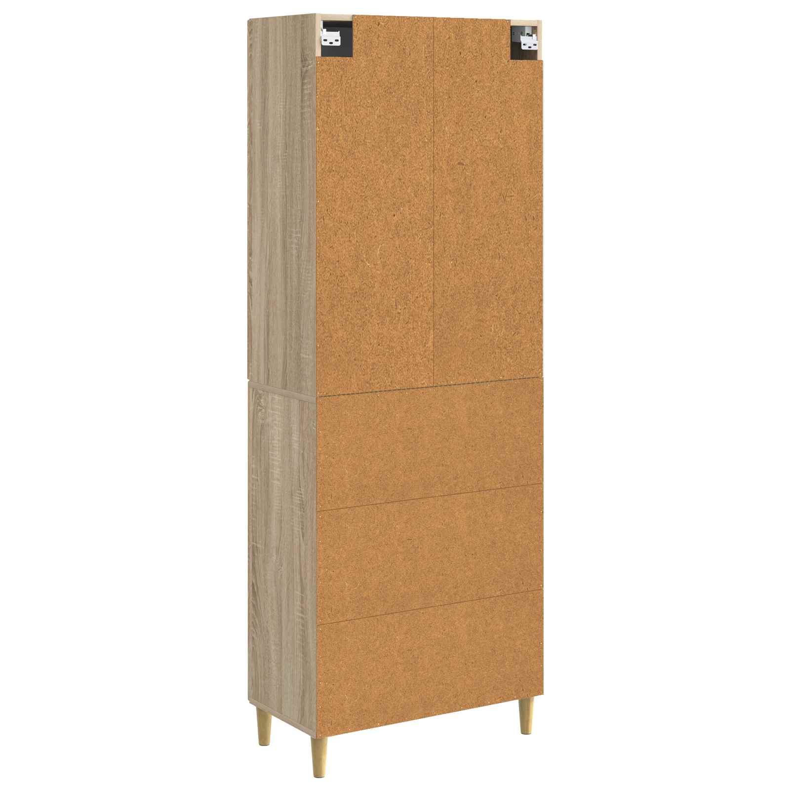Set ormara 2 pcs Hrast sonoma Konstruirano drvo